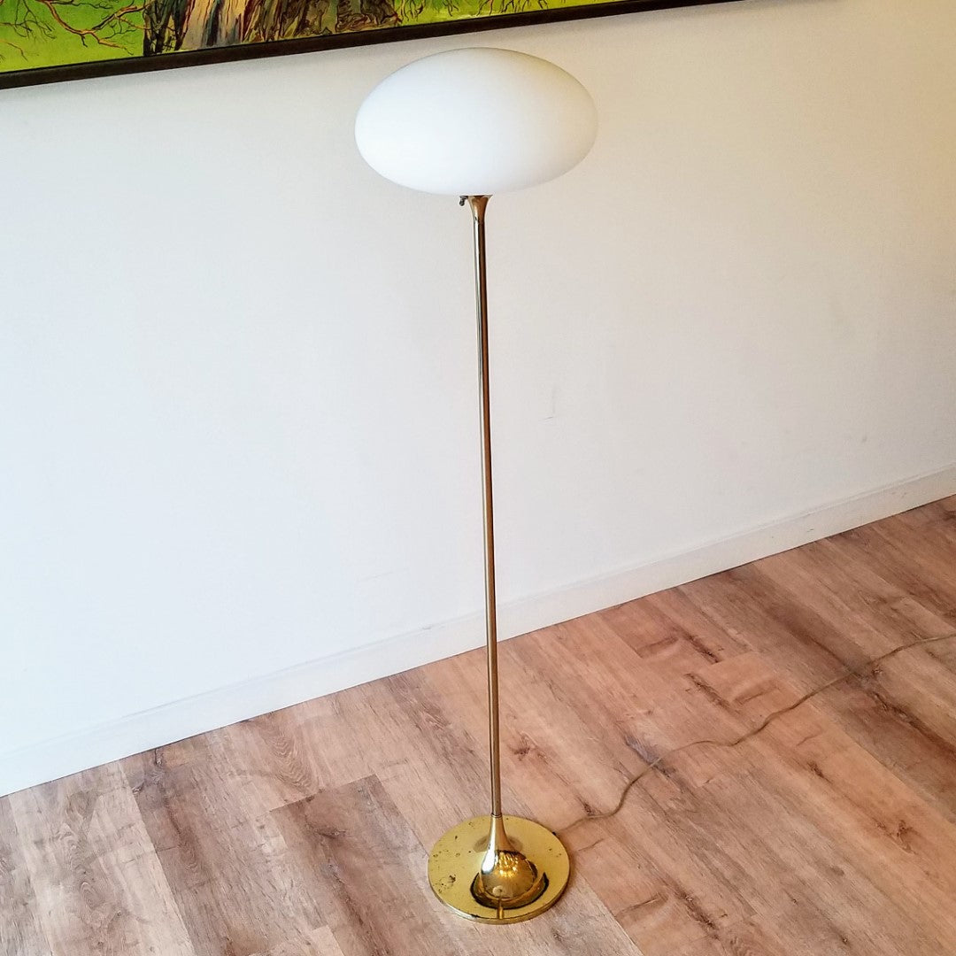 Laurel Tulip Floor Lamp with Mushroom Shade