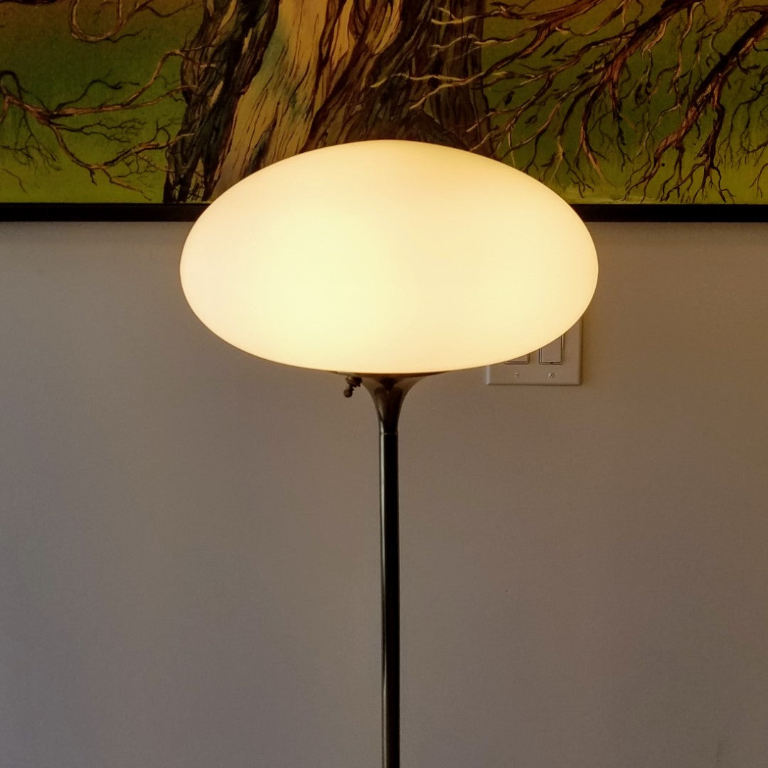 Laurel Tulip Floor Lamp with Mushroom Shade