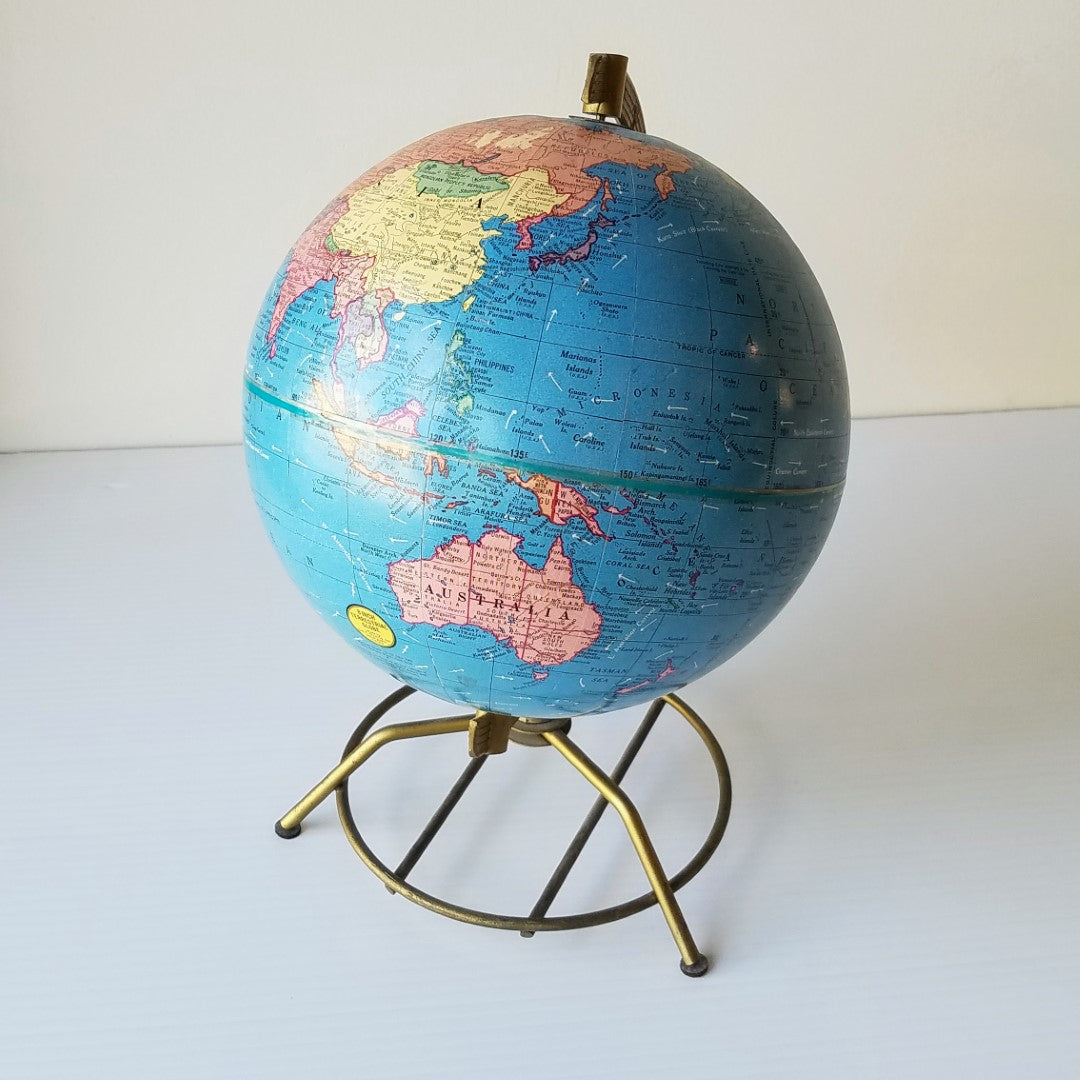 1952 Terrestrial Globe by George F. Cram