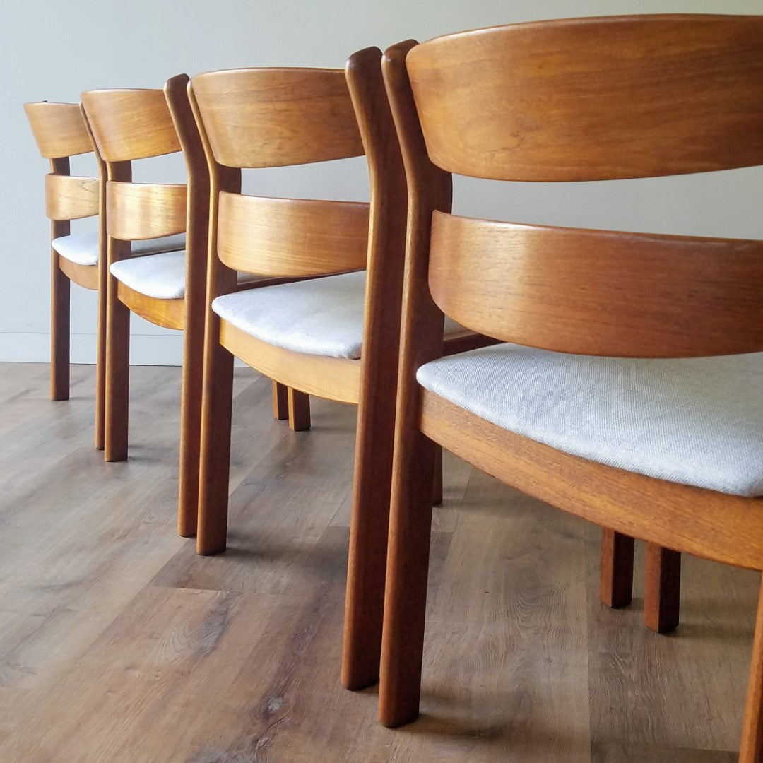 Kurt Ostervig Dining Chairs, Set of 6