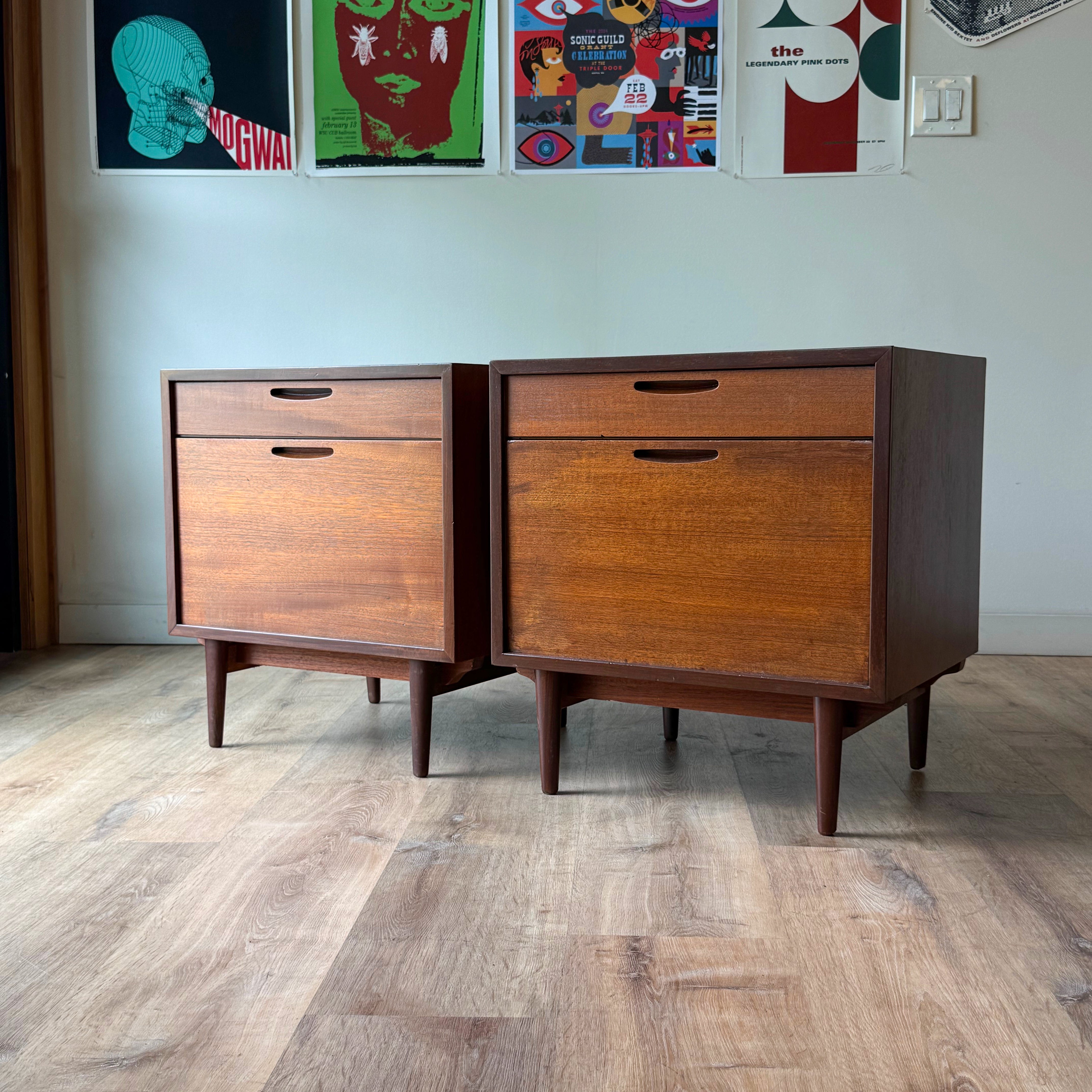 Kofod Larsen Nightstands, a pair