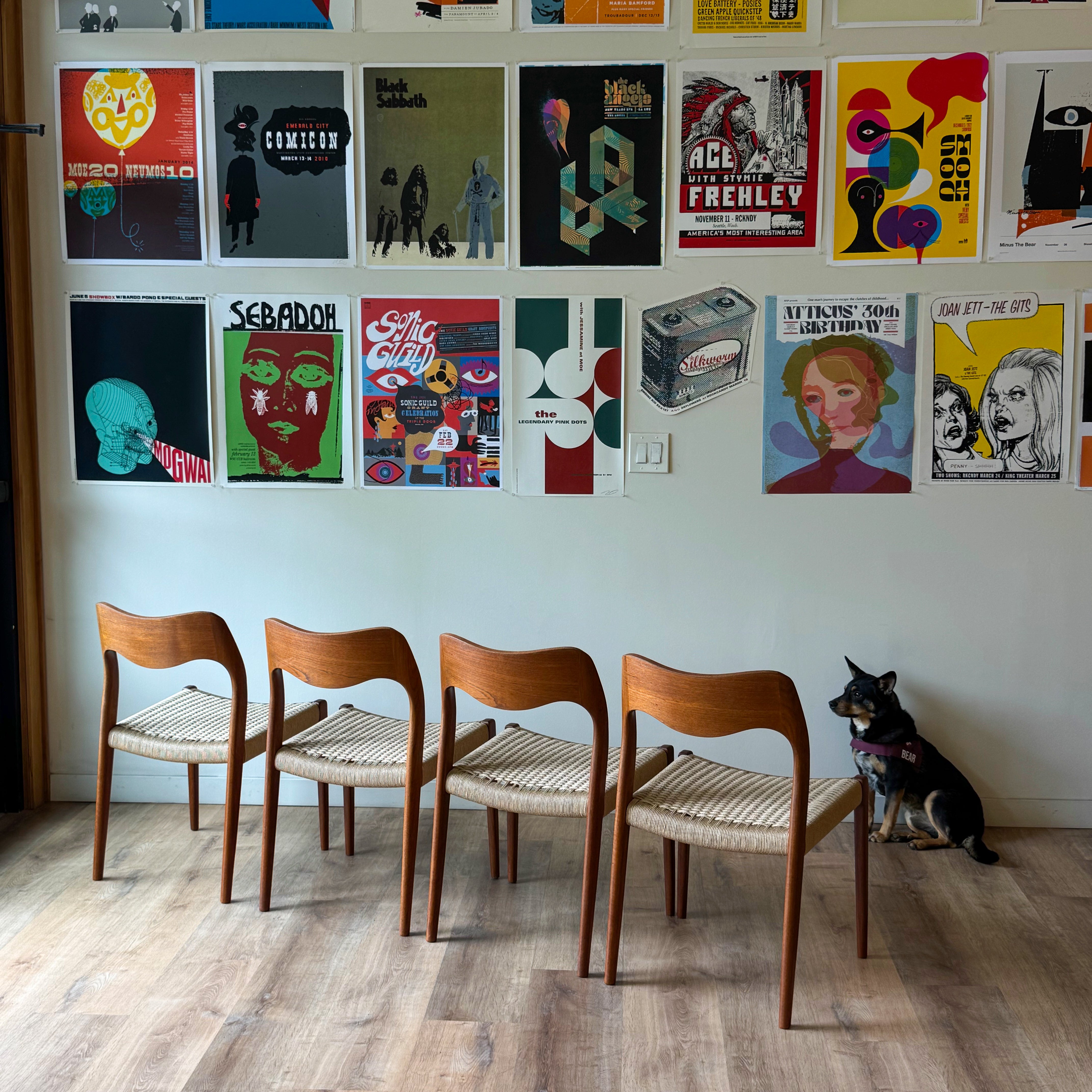 Niels Møller Dining Chairs, #71, set of 4