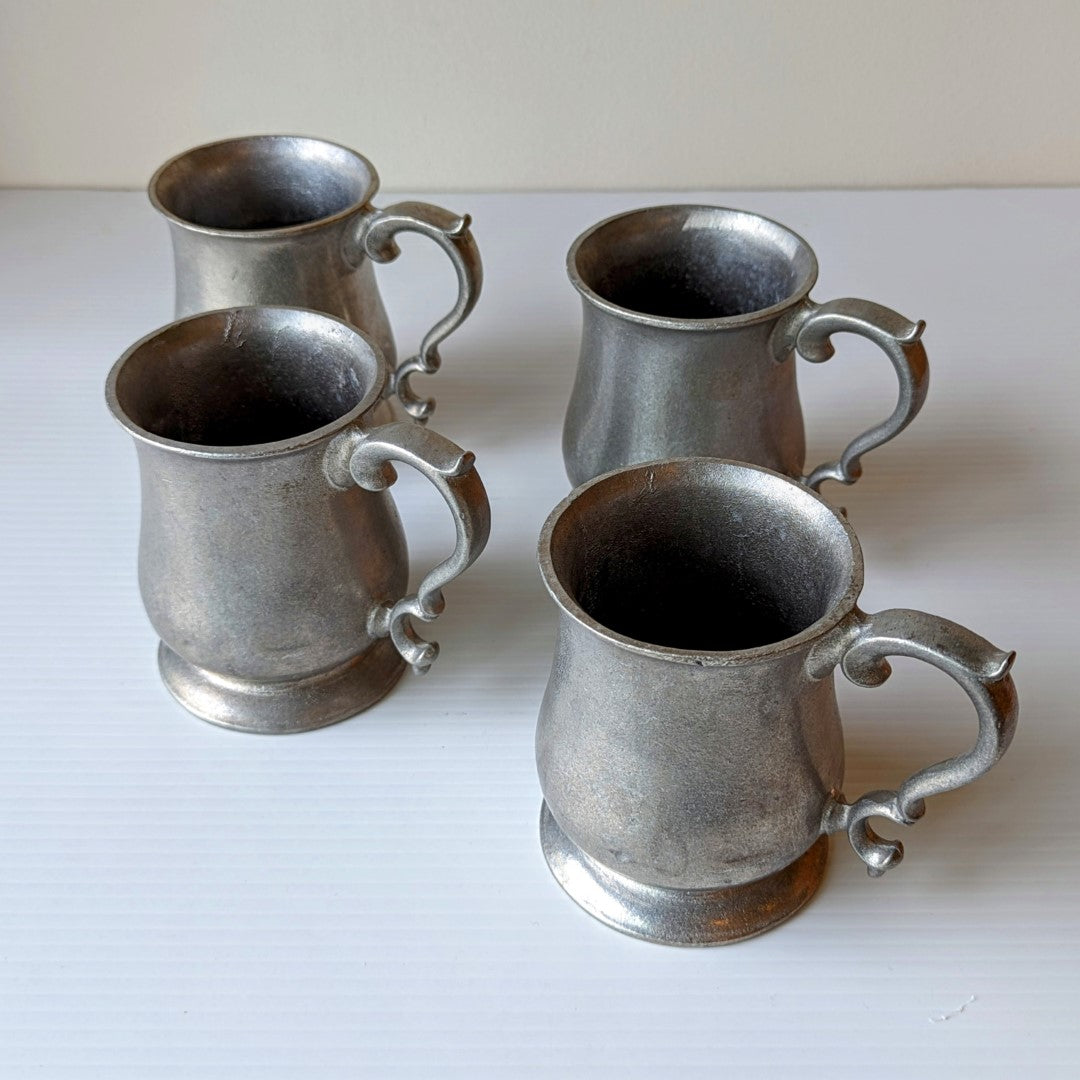 Wilton Armetale Tavern Mugs, Set of 4