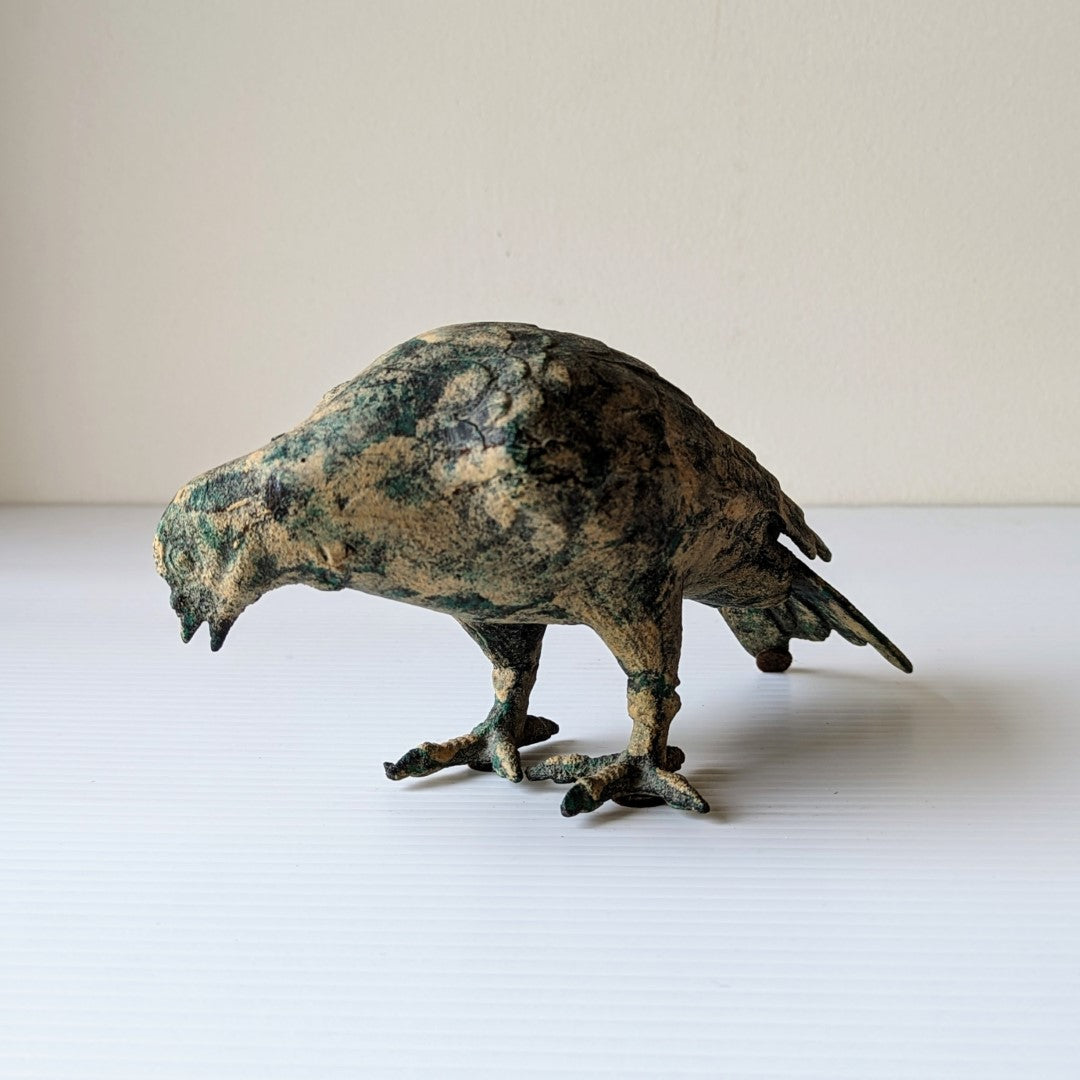 Vintage Japanese Bronze Birds, Set of 3