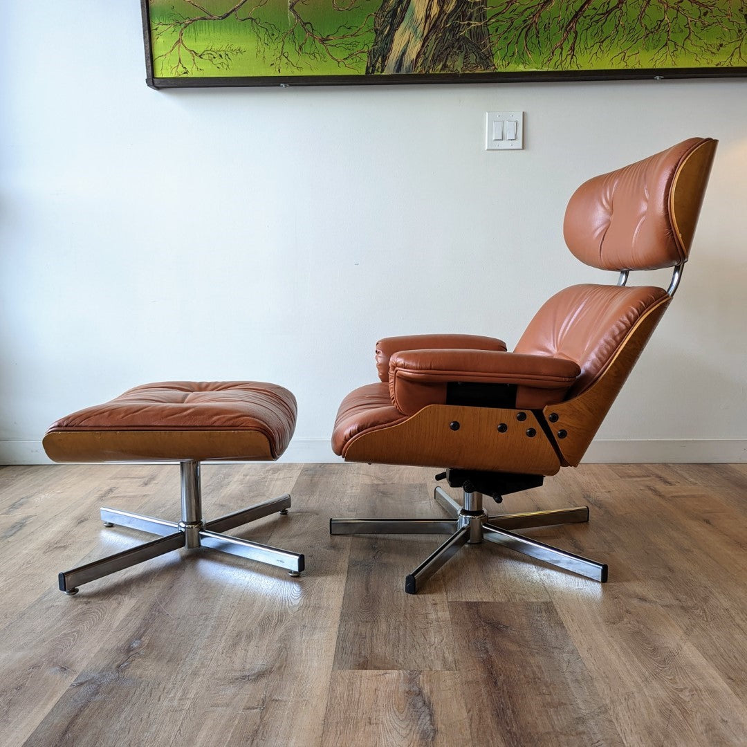CoFeMo Lounge Chair + Ottoman