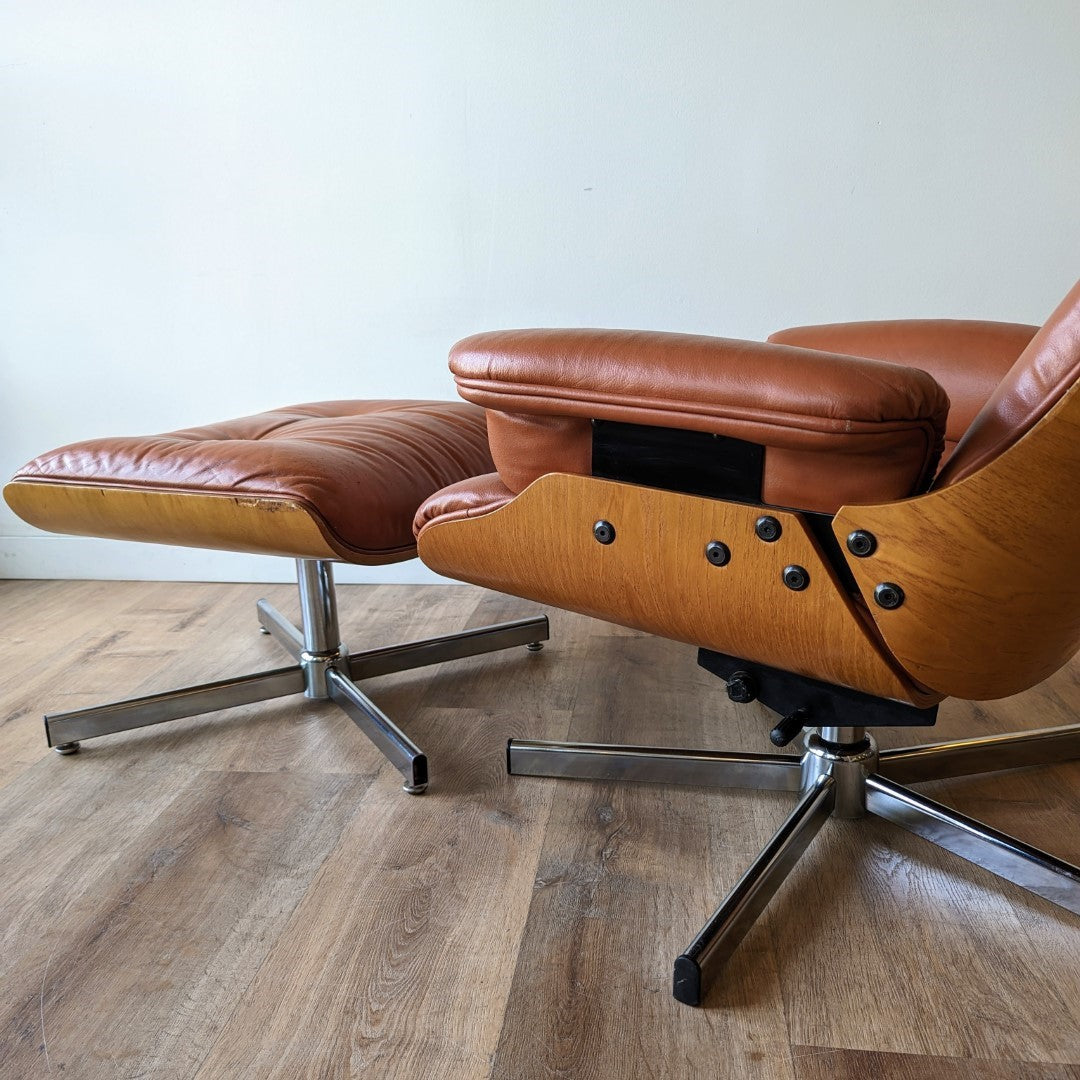 CoFeMo Lounge Chair + Ottoman