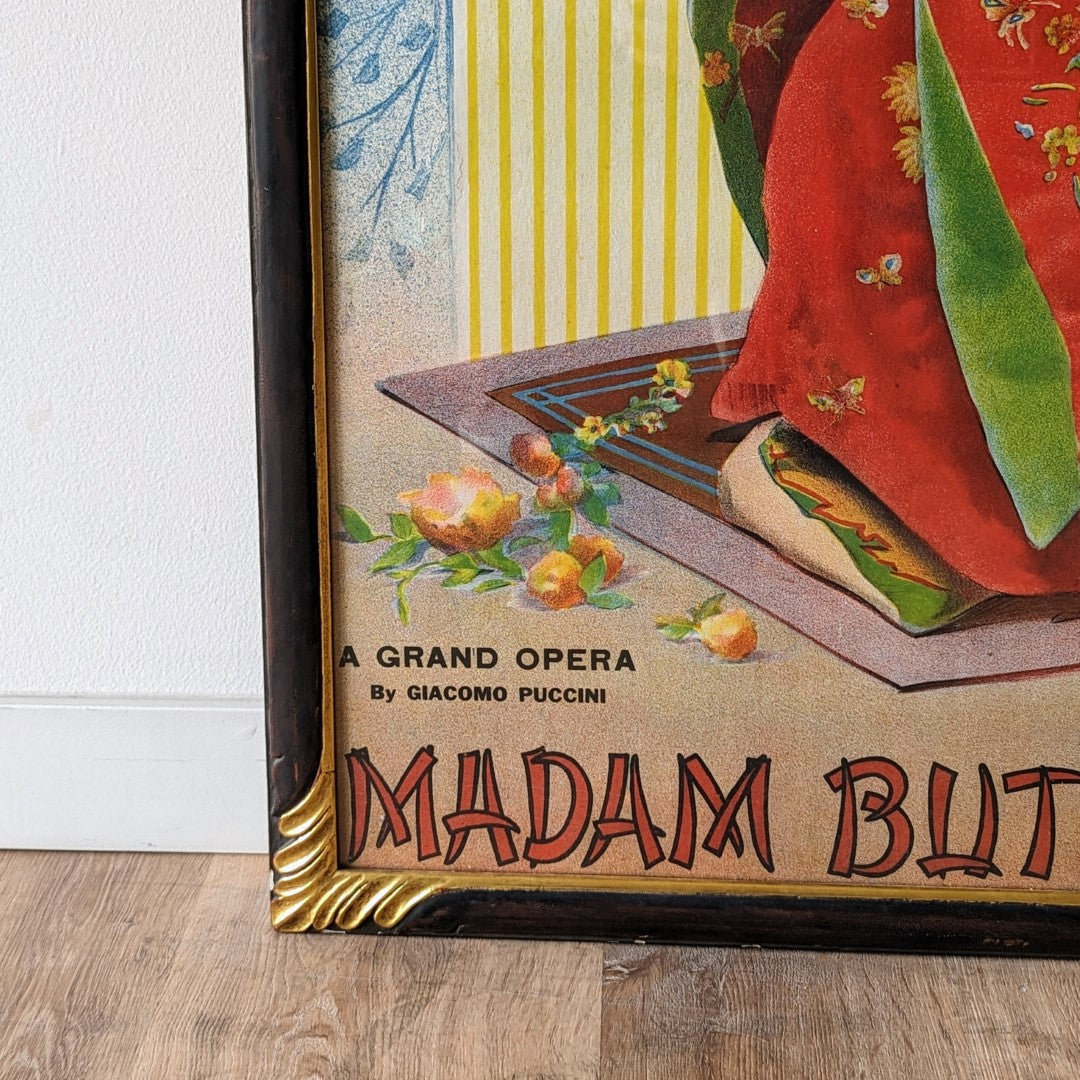 Madame Butterfly English Opera Poster