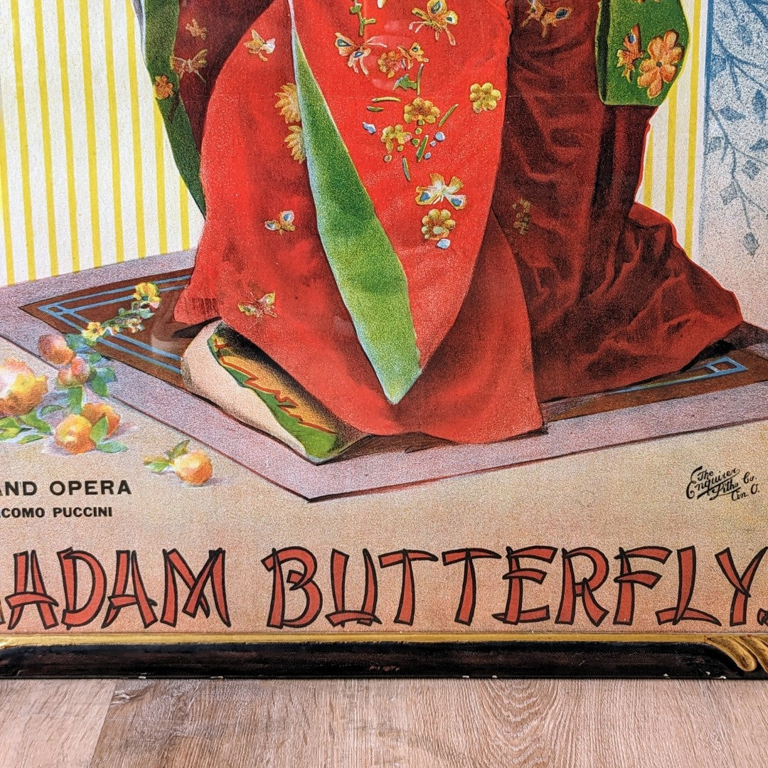 Madame Butterfly English Opera Poster