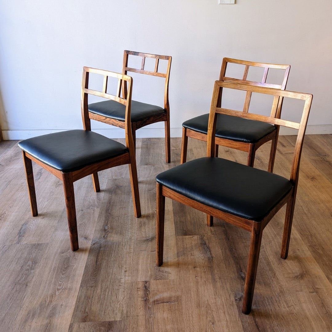 Danish Modern Dining Chairs, set of 4