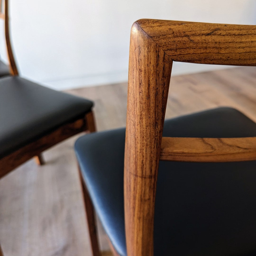 Danish Modern Dining Chairs, set of 4
