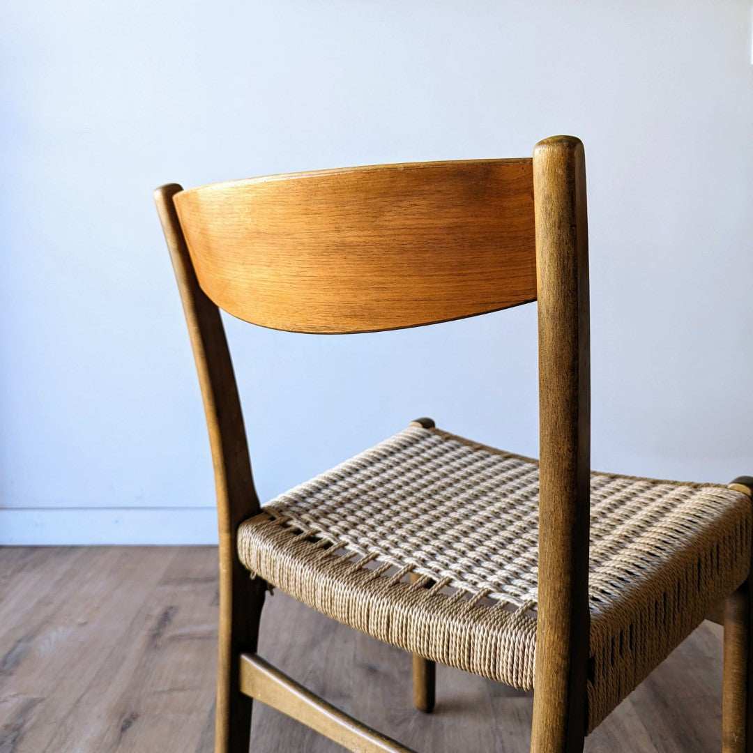 Swedish Modern Dining Chairs, Set of 6