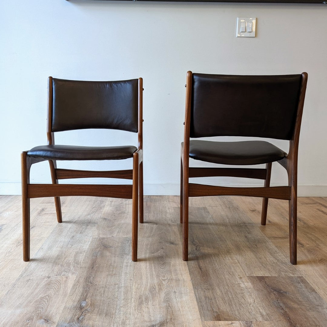 Danish Modern Dining Chairs, Set of 4