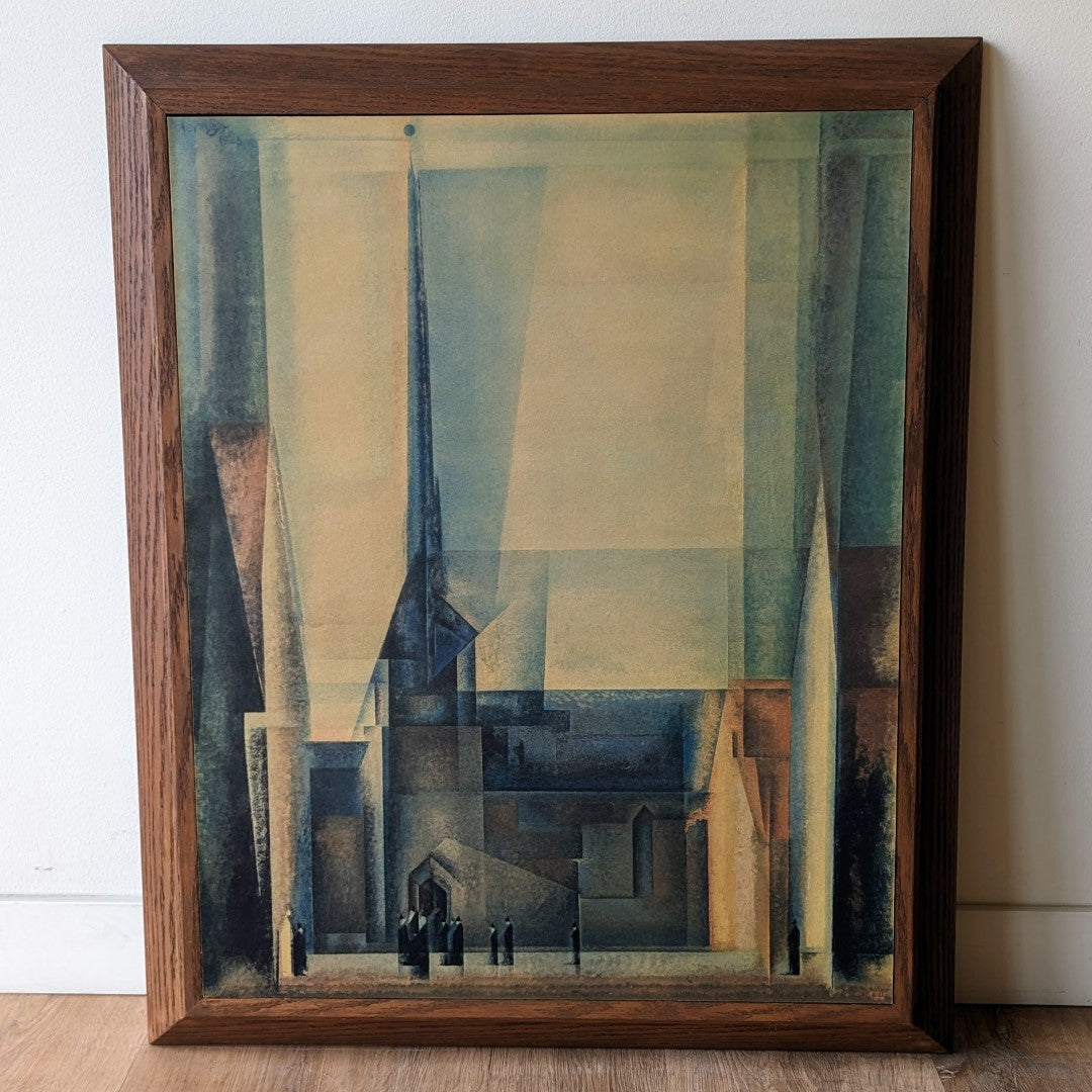 Lyonel Feininger 'Gelmeroda IX', Framed Print