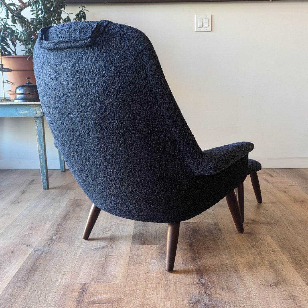 MCM Lounge Chair + Ottoman