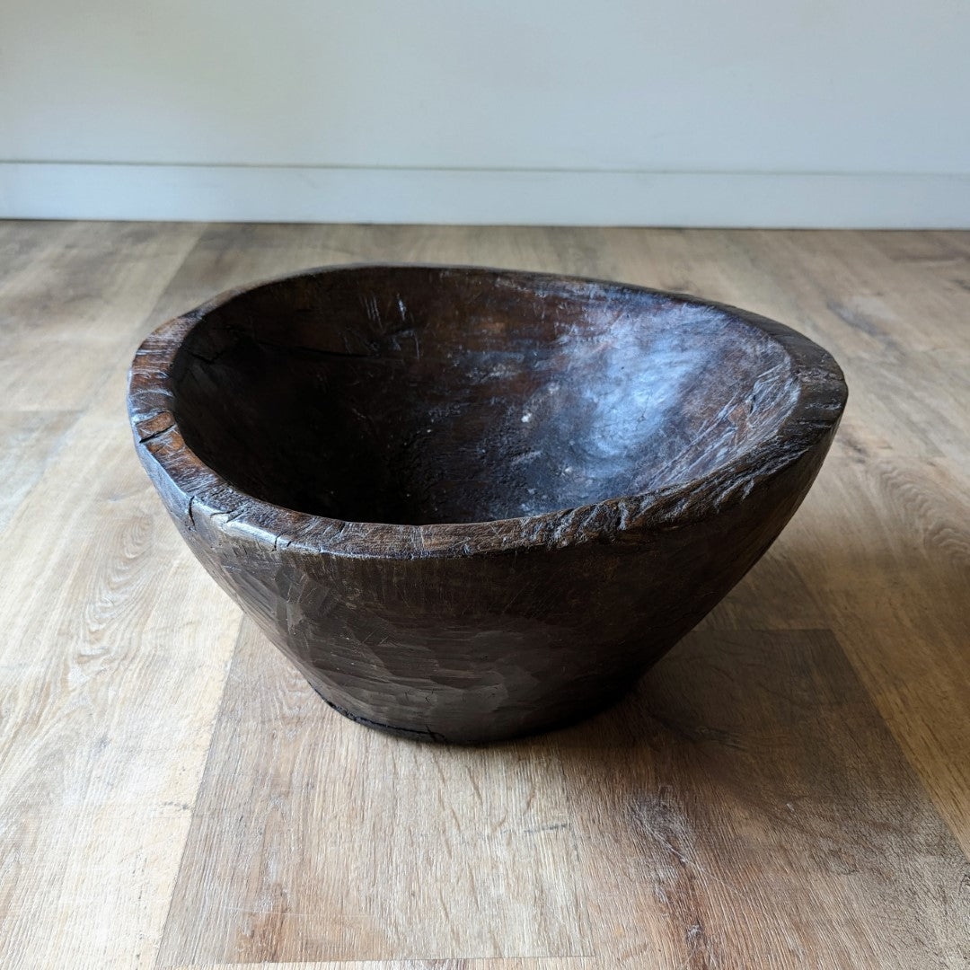 Hand Carved Primitive Bowl