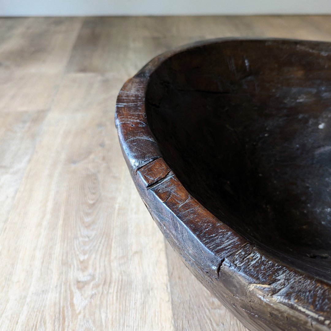 Hand Carved Primitive Bowl