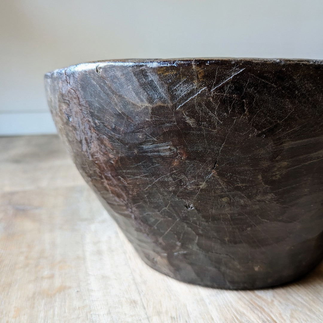 Hand Carved Primitive Bowl