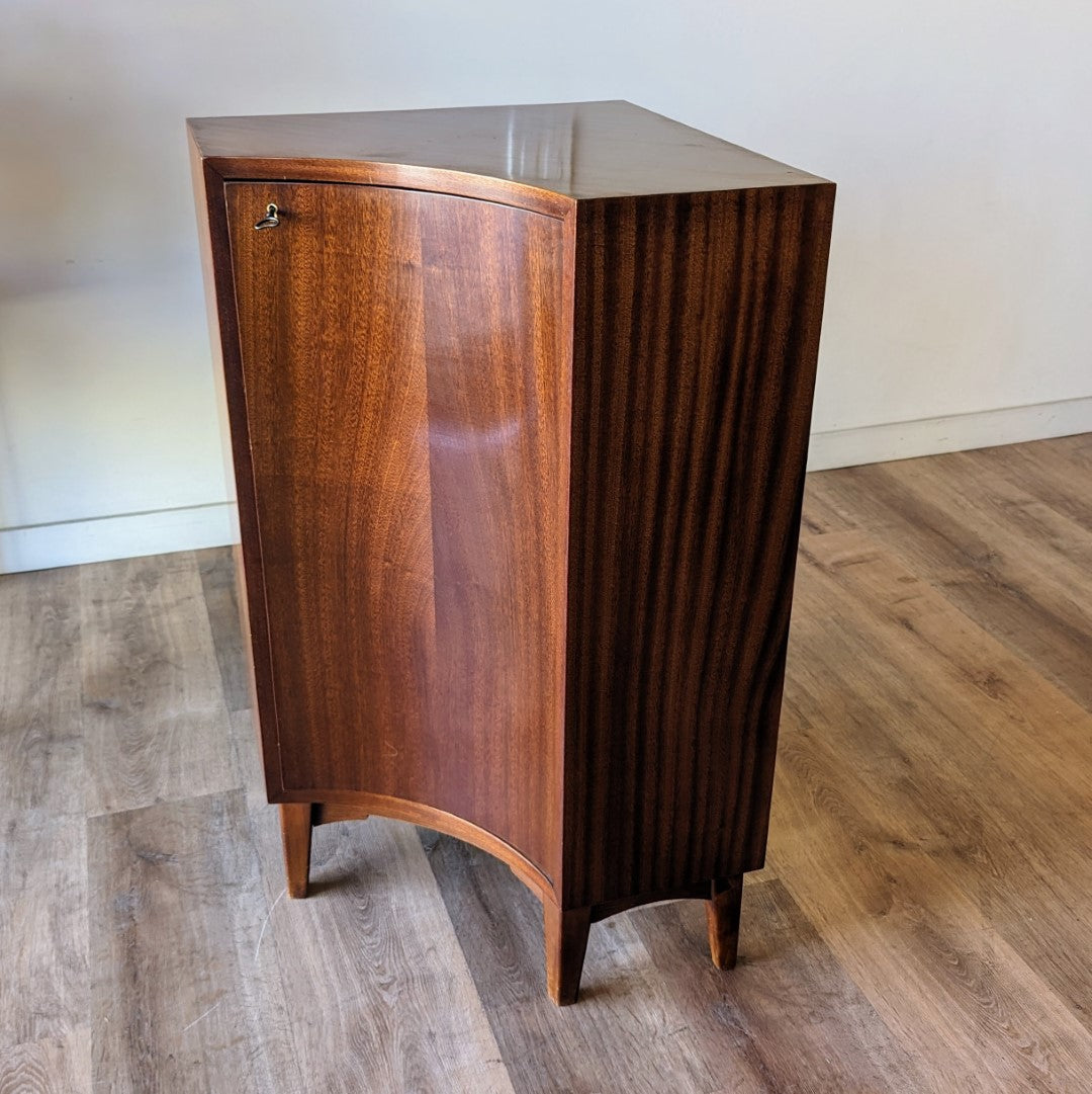 Swedish Modern Corner Cabinet