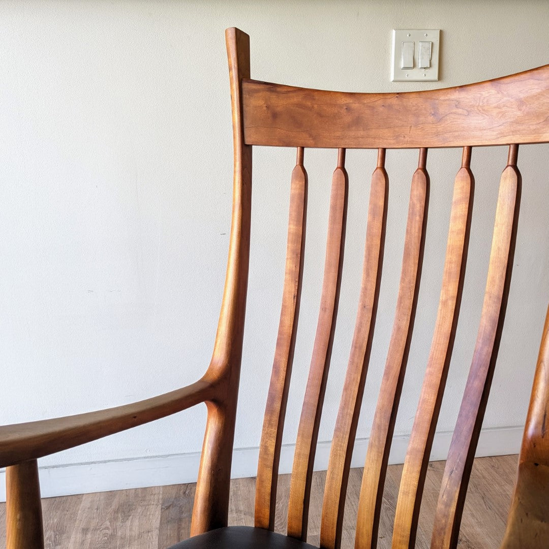Greg Aanes Rocking Chair and Ottoman