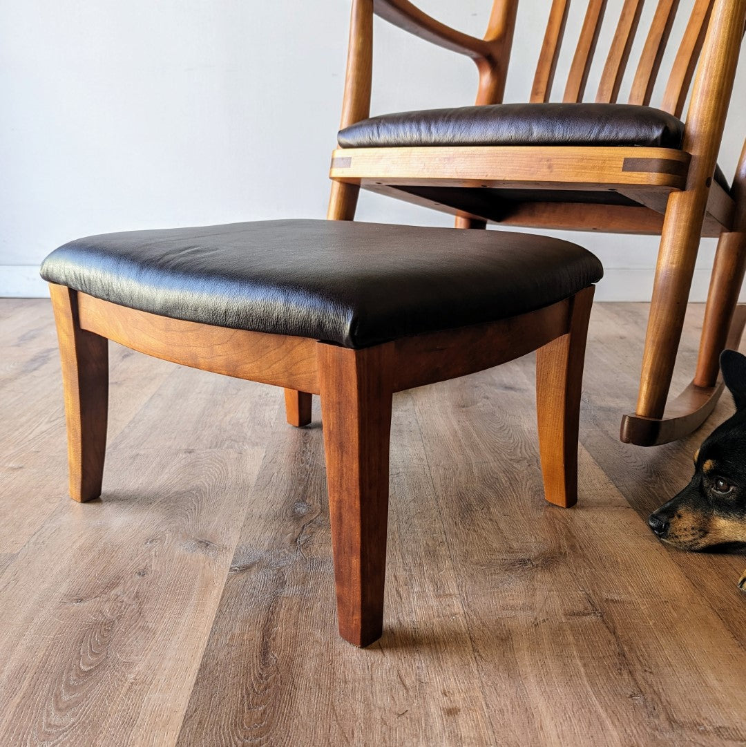 Greg Aanes Rocking Chair and Ottoman