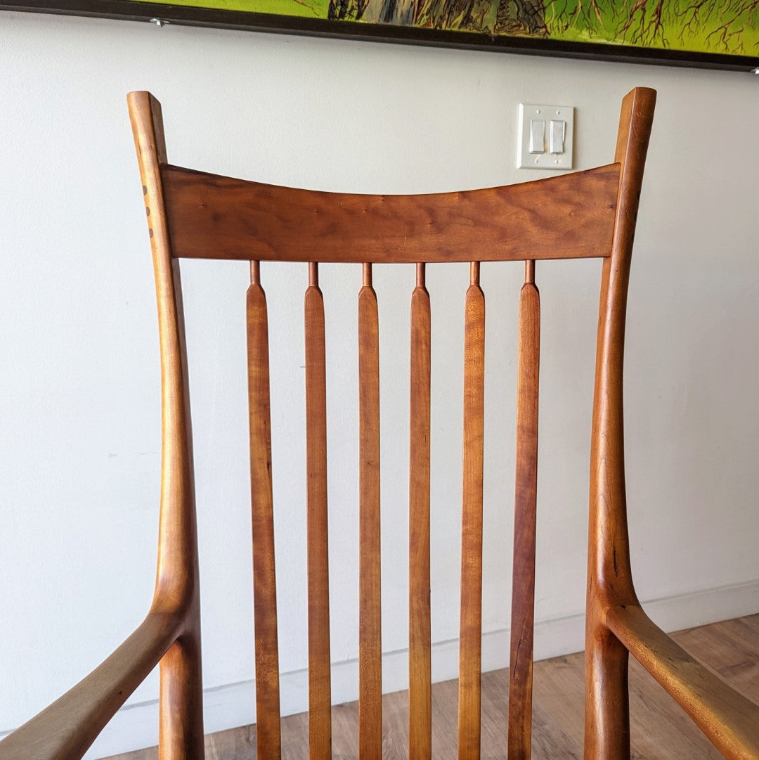 Greg Aanes Rocking Chair and Ottoman