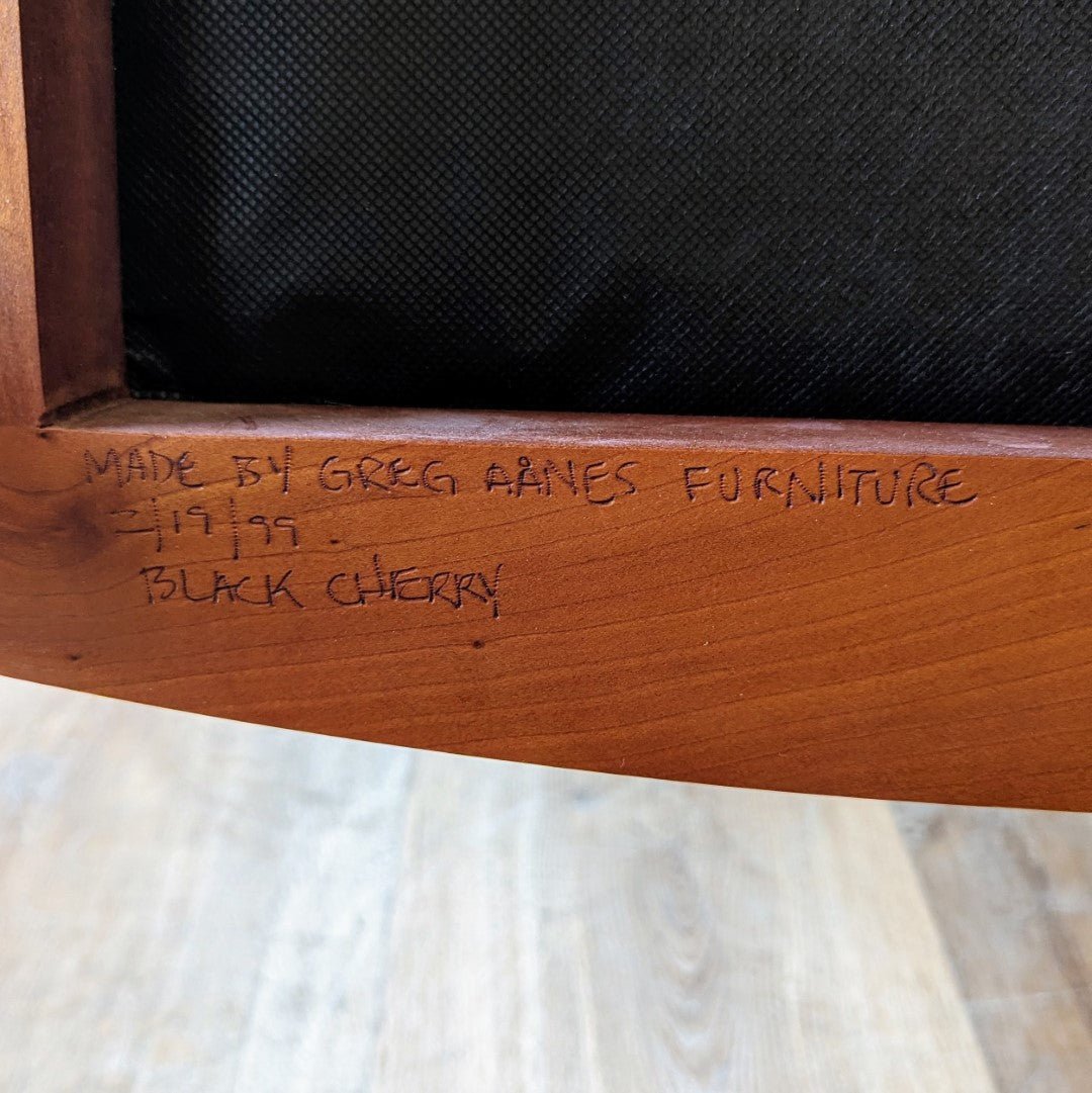 Greg Aanes Rocking Chair and Ottoman