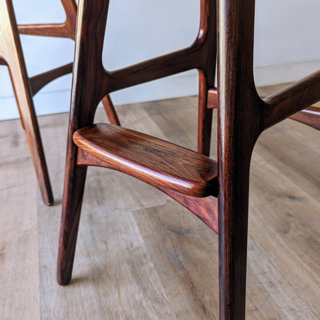 Erik Buch Bar Stools, a pair