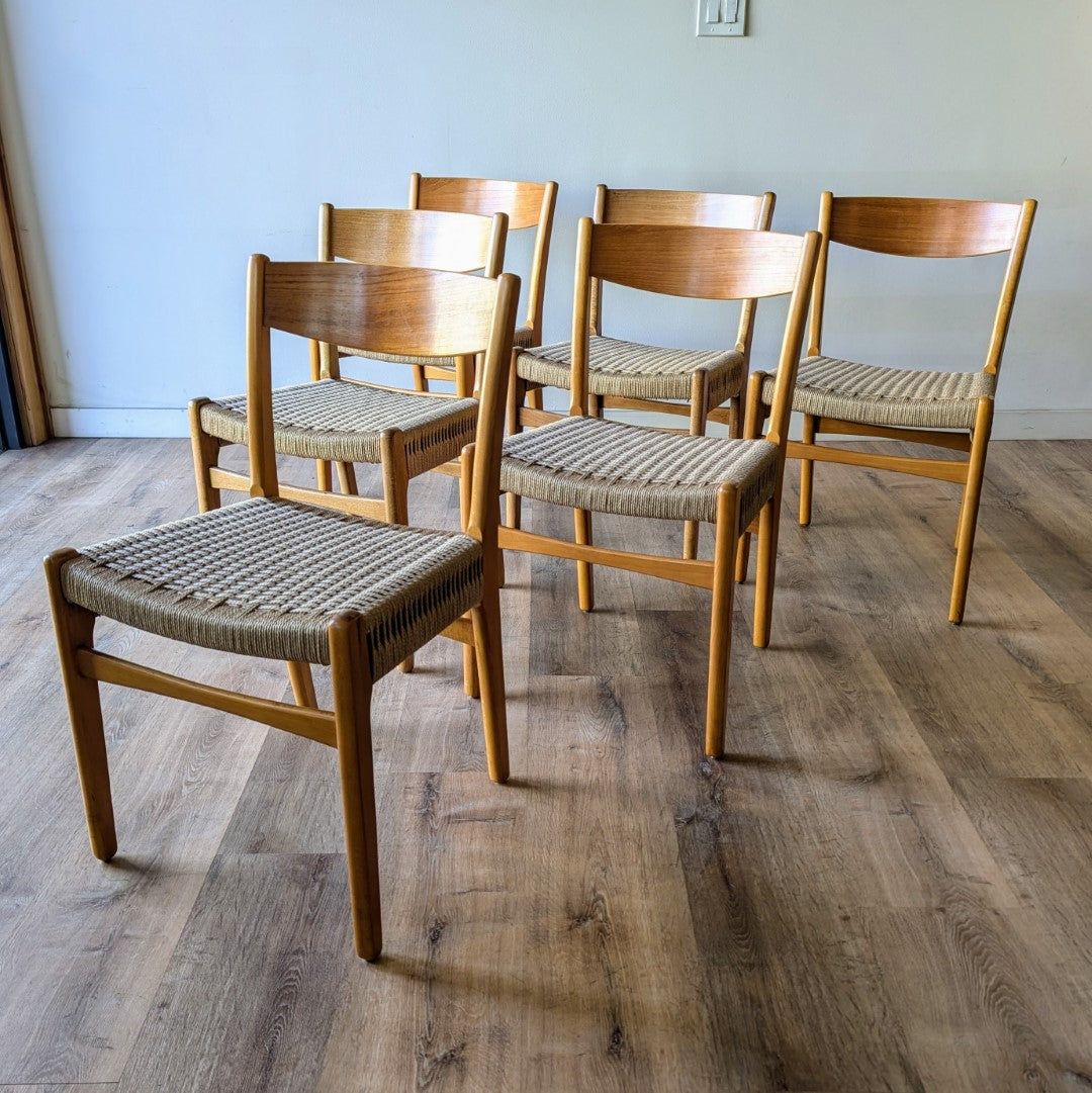 Swedish Dining Chairs, set of