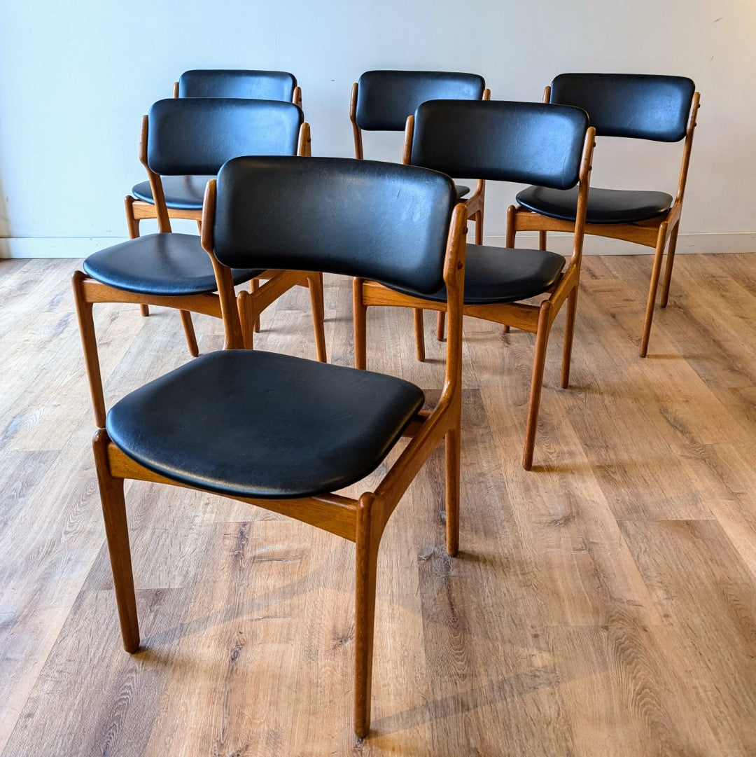 Erik Buch Model 49, set of 6