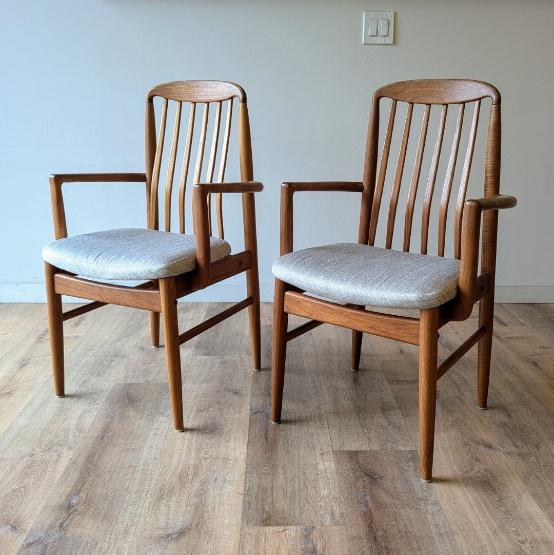 Benny Linden Armchairs, a pair
