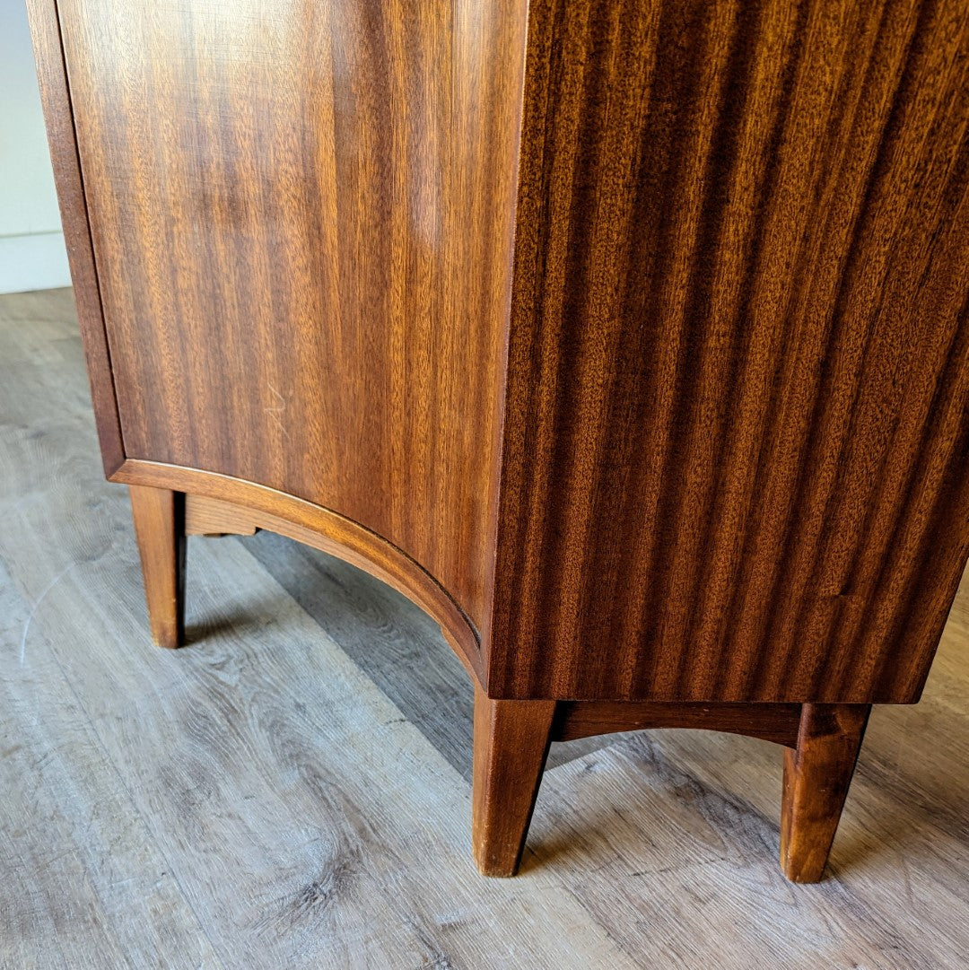 Swedish Modern Corner Cabinet