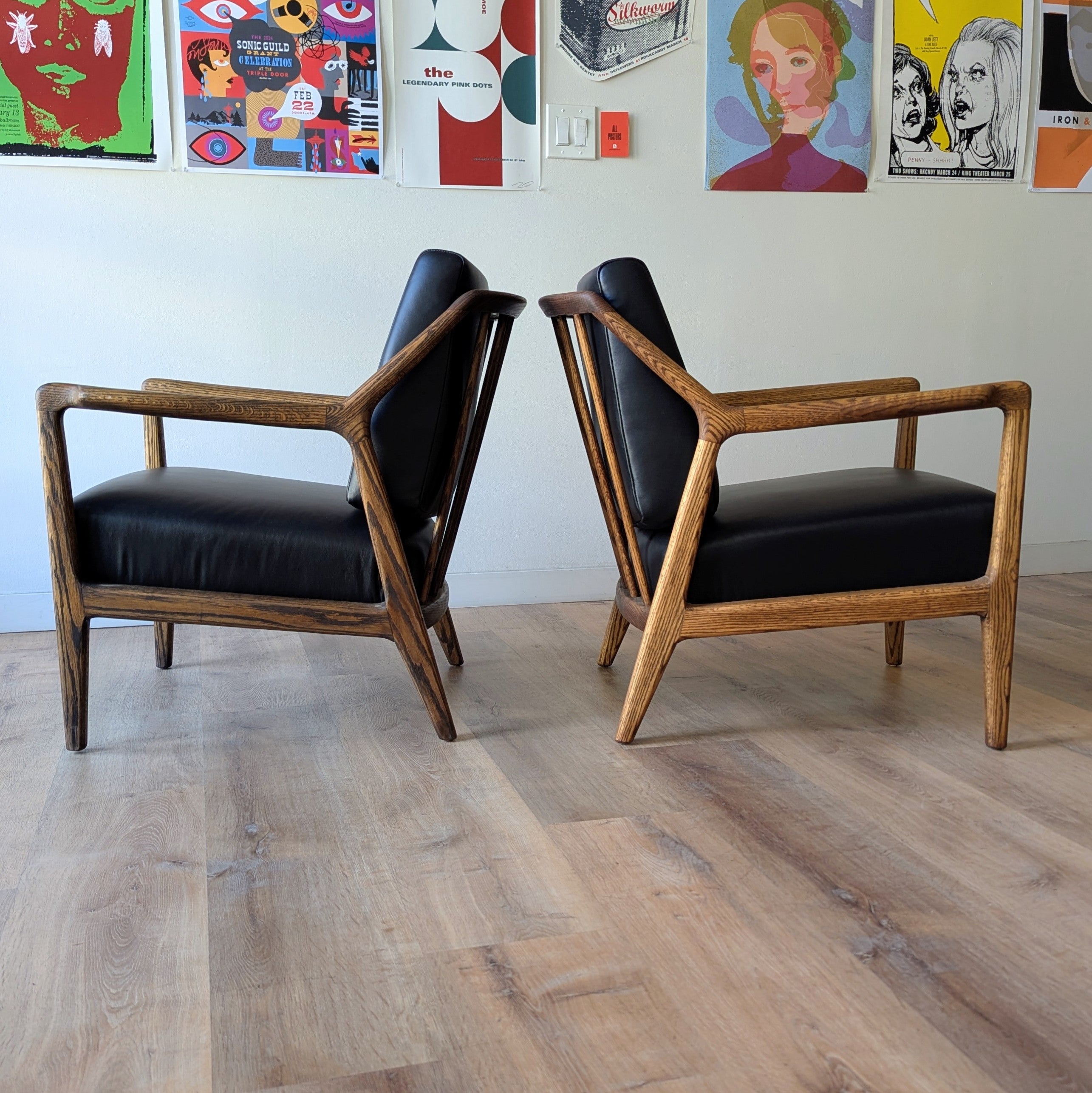 MCM Lounge Chairs, a pair