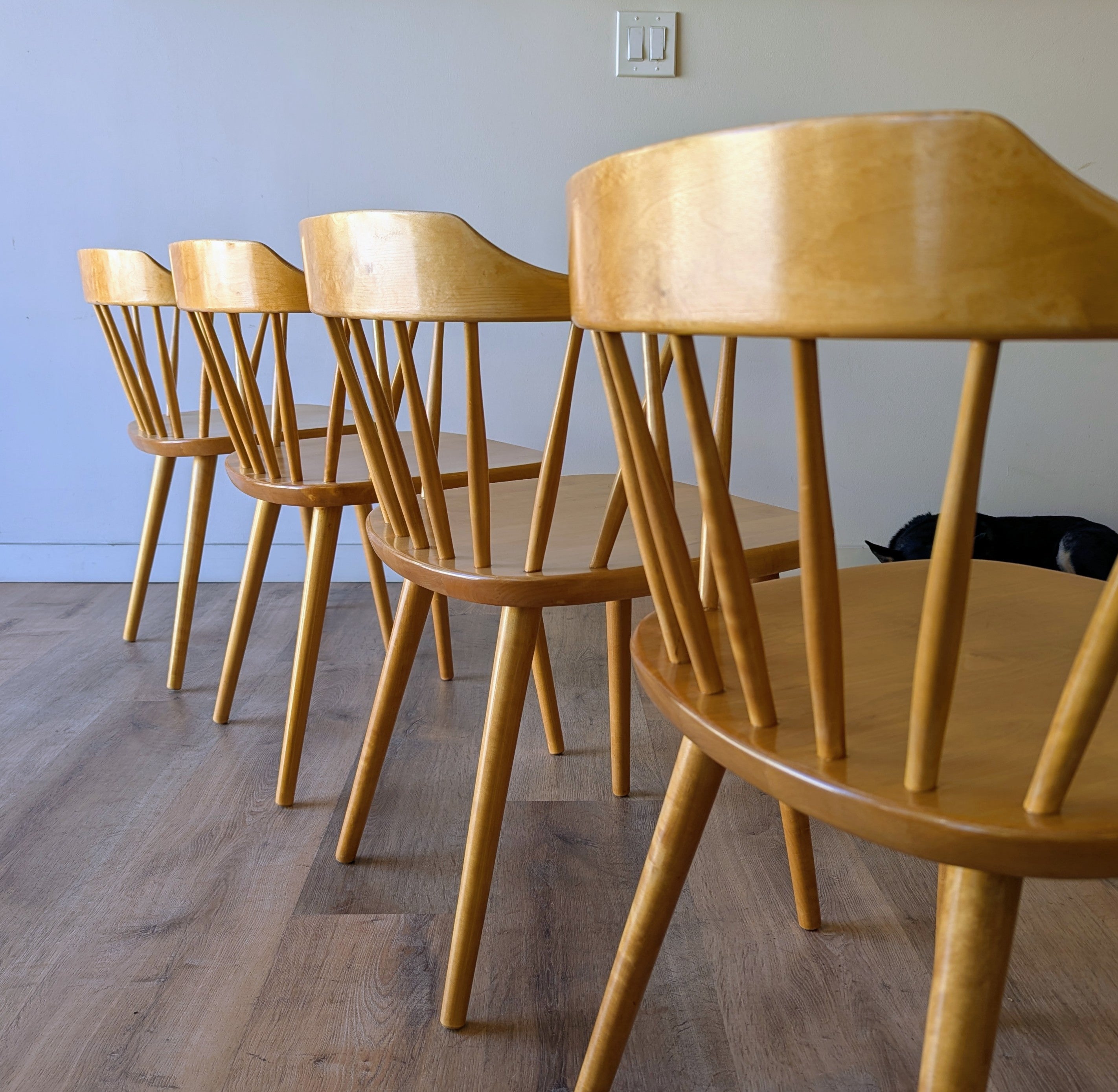 Yngve Ekström 'Småland' Dining Chairs, set of 4