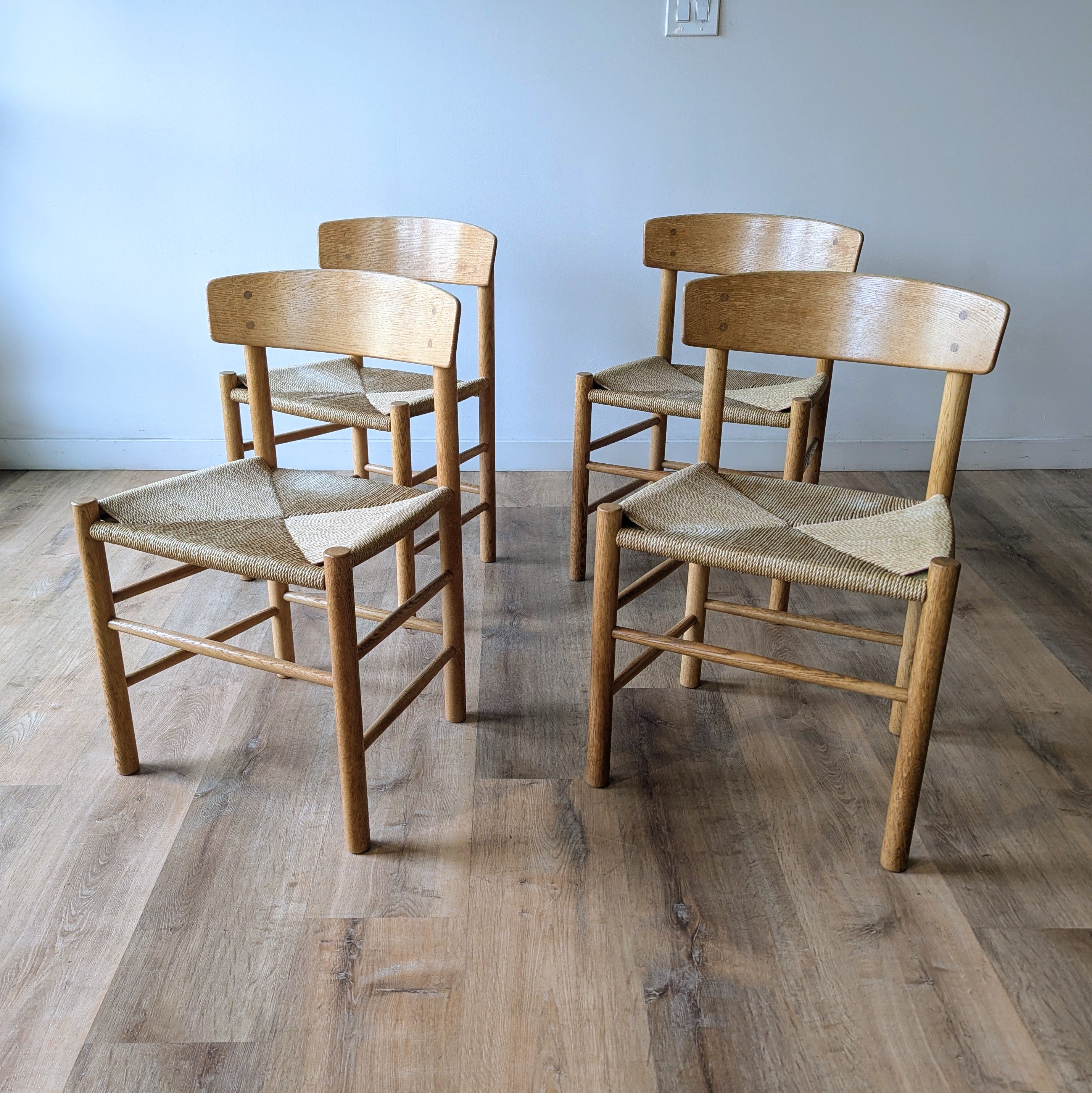 Børge Mogensen 'People's Chair', J39, set of 4