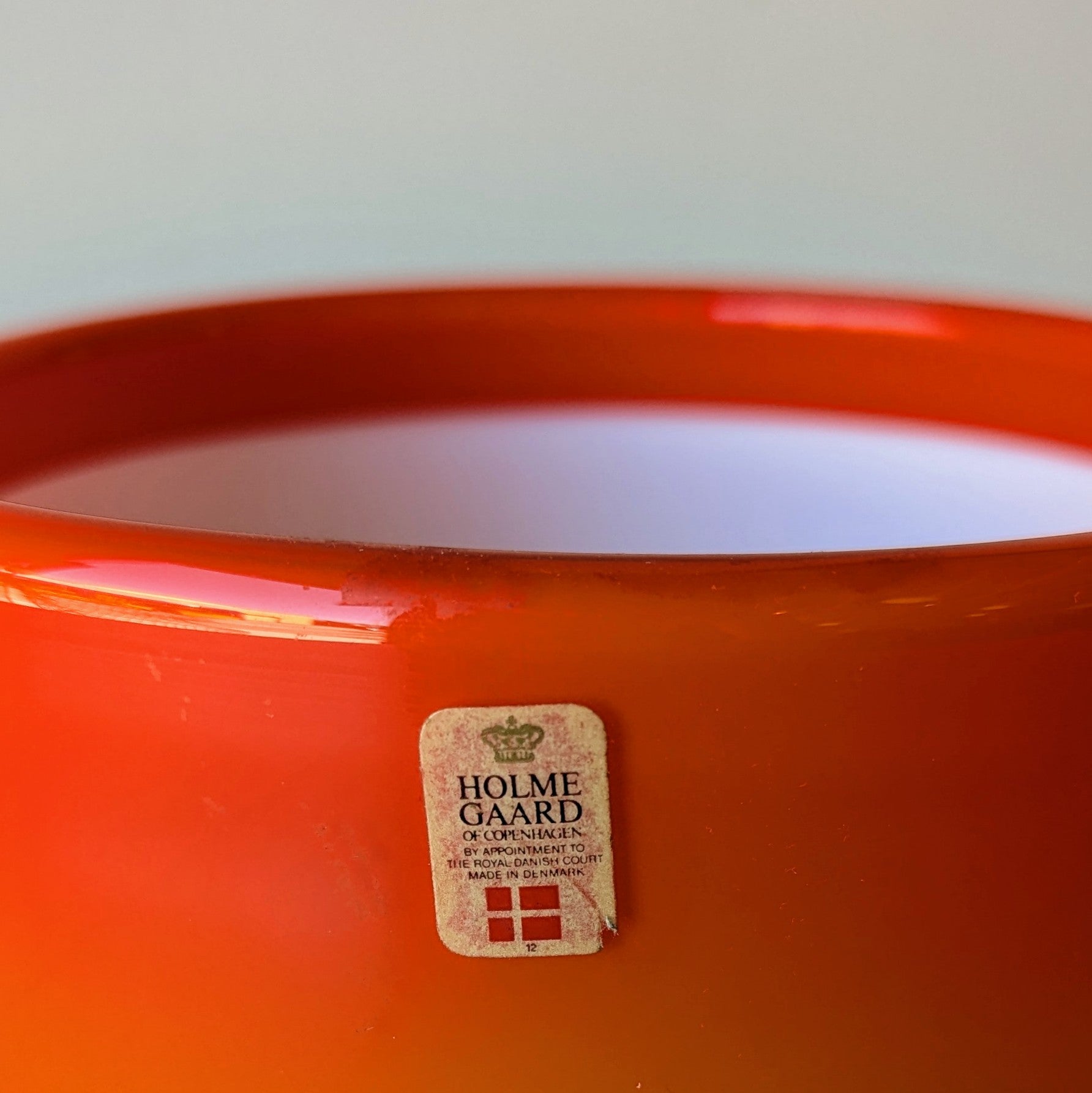 Holmegaard Glass Bowl