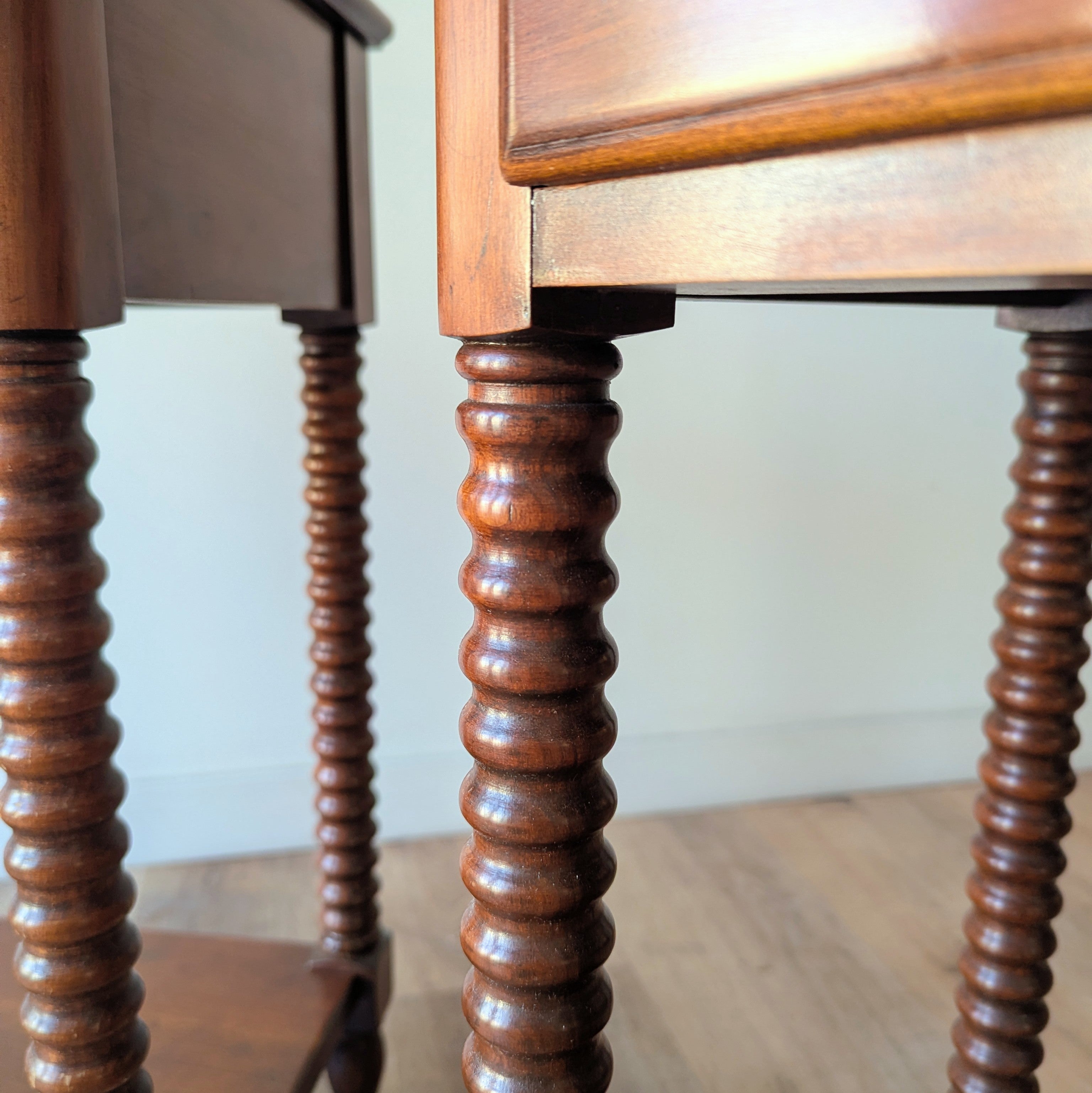 Antique End Tables, a pair