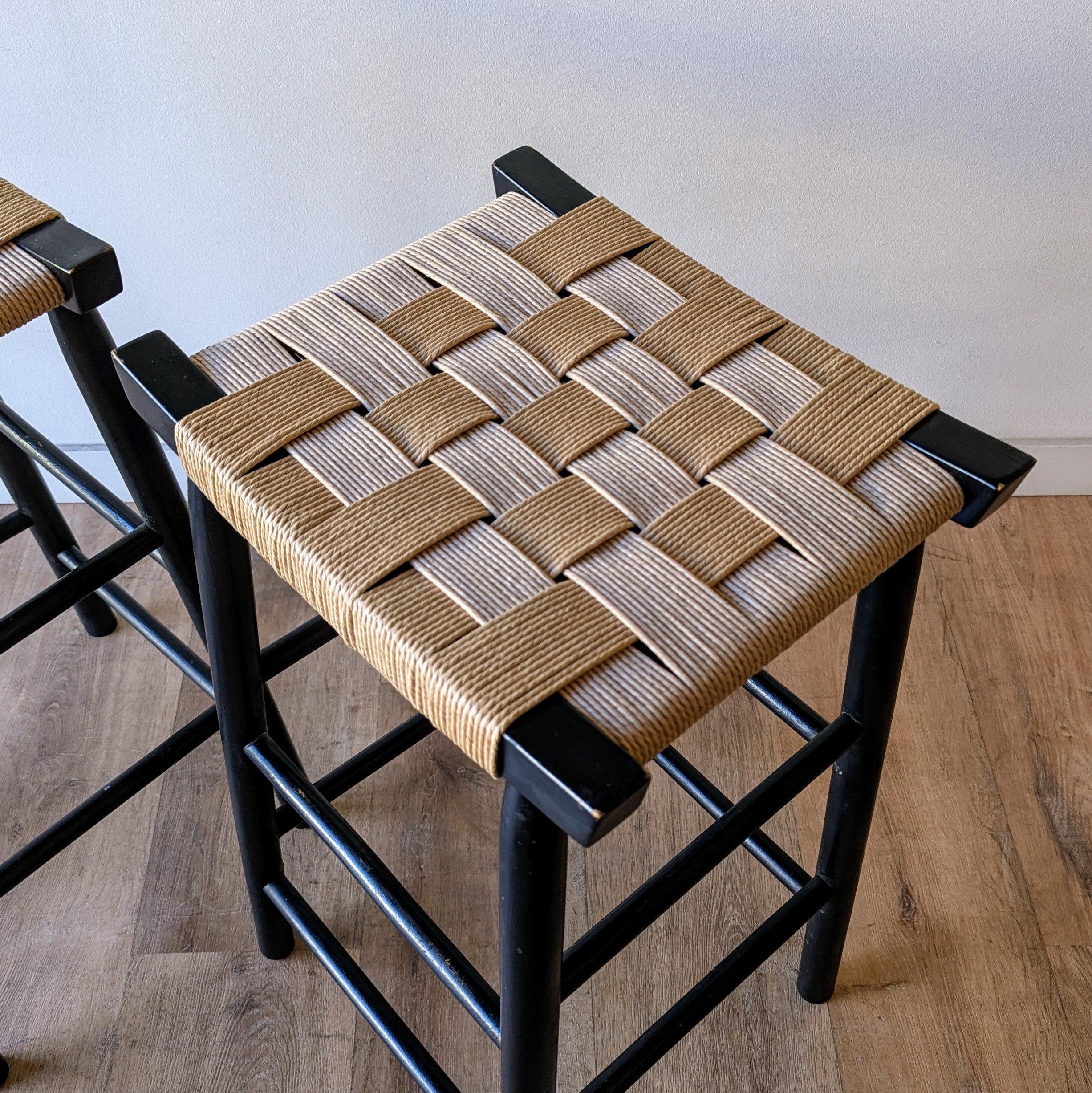 MCM Bar Stools, a pair