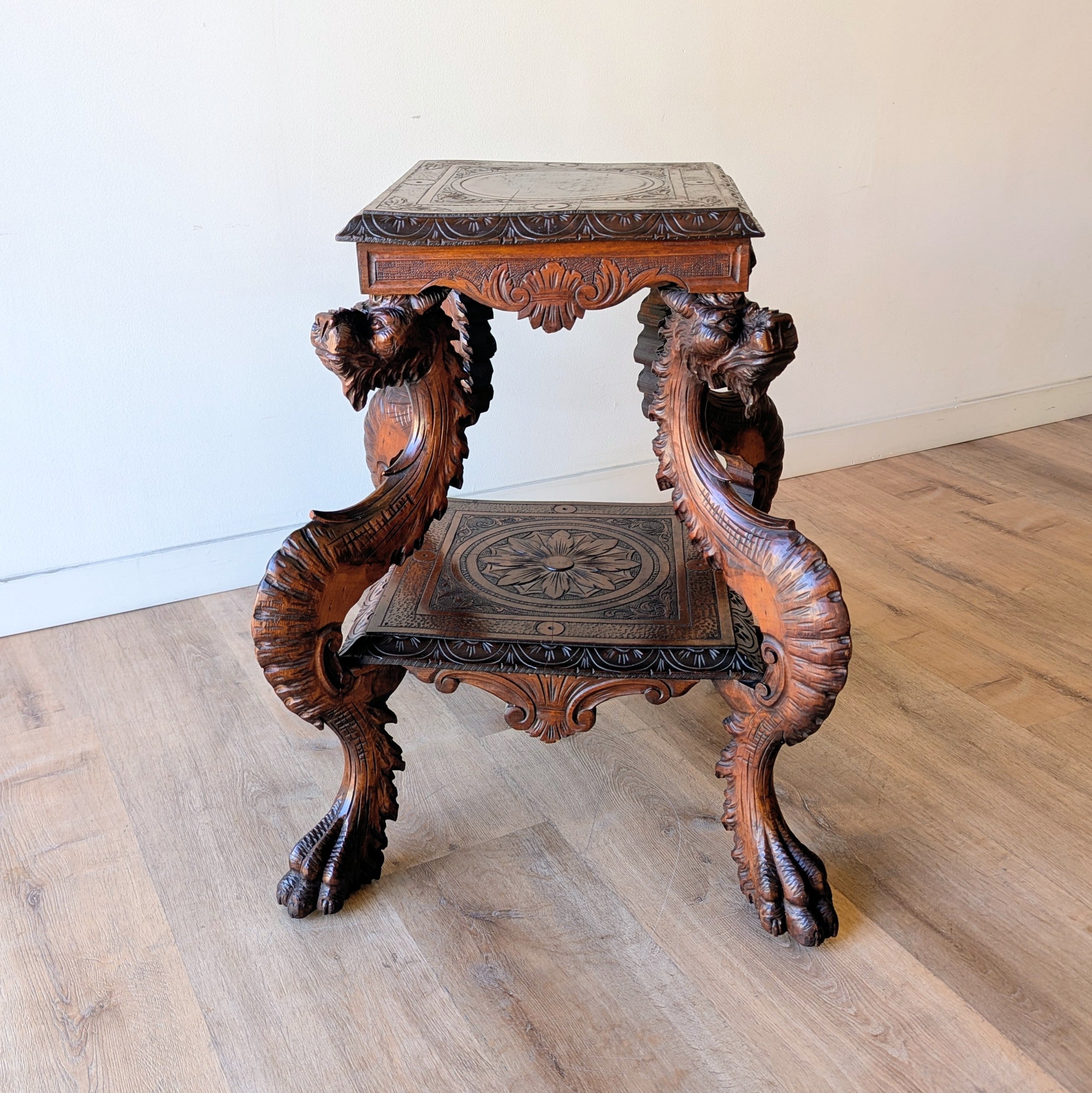 Renaissance Revival Tiered Table
