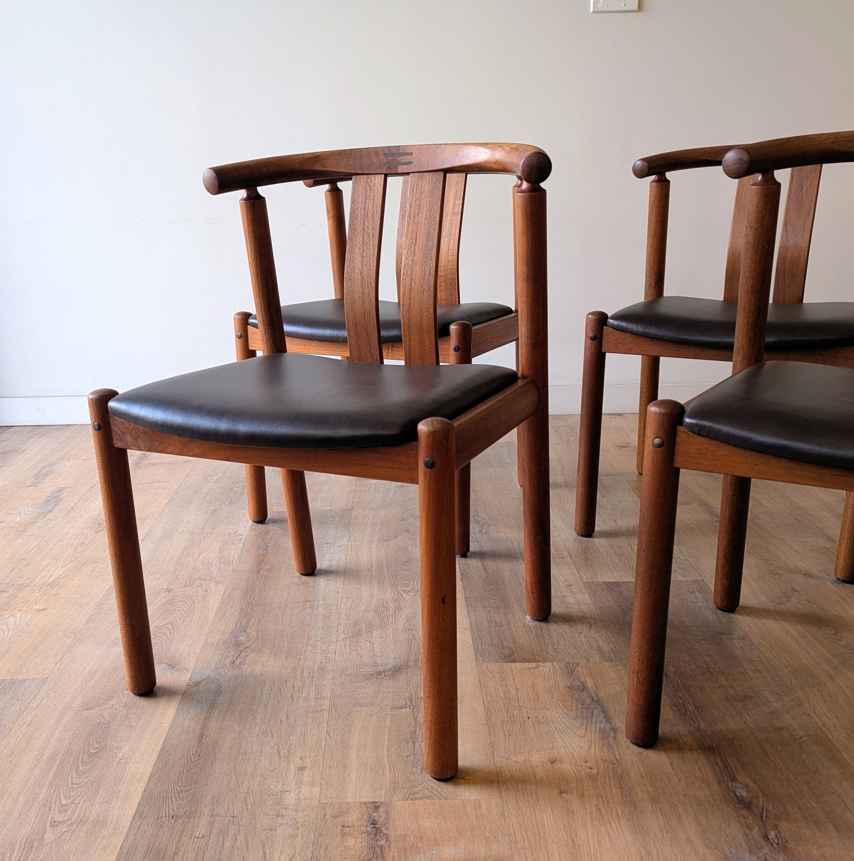 Hans Frydendal Dining Chairs, set of 4