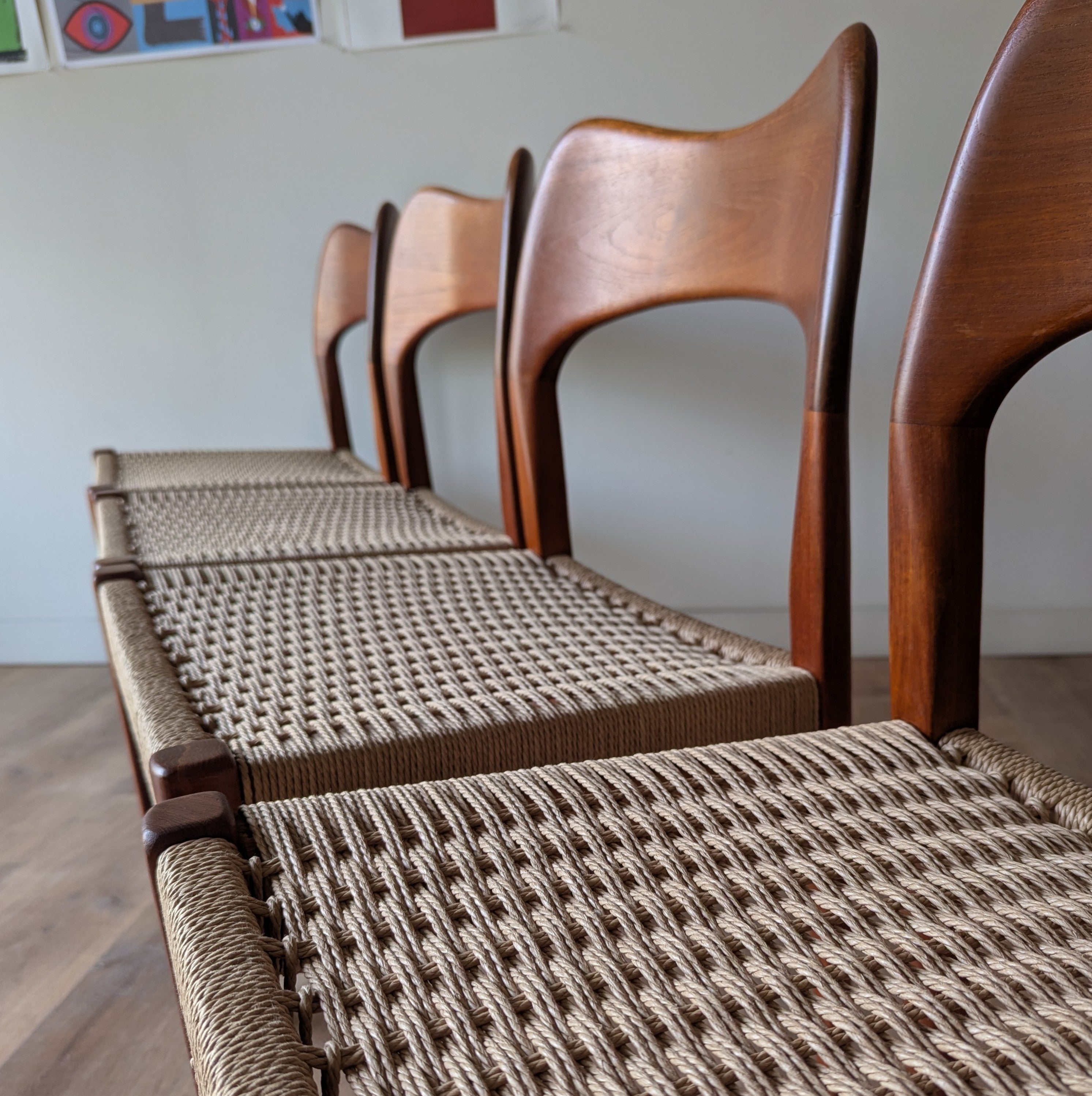 Arne Hovmand-Olsen Dining Chairs, set of 6
