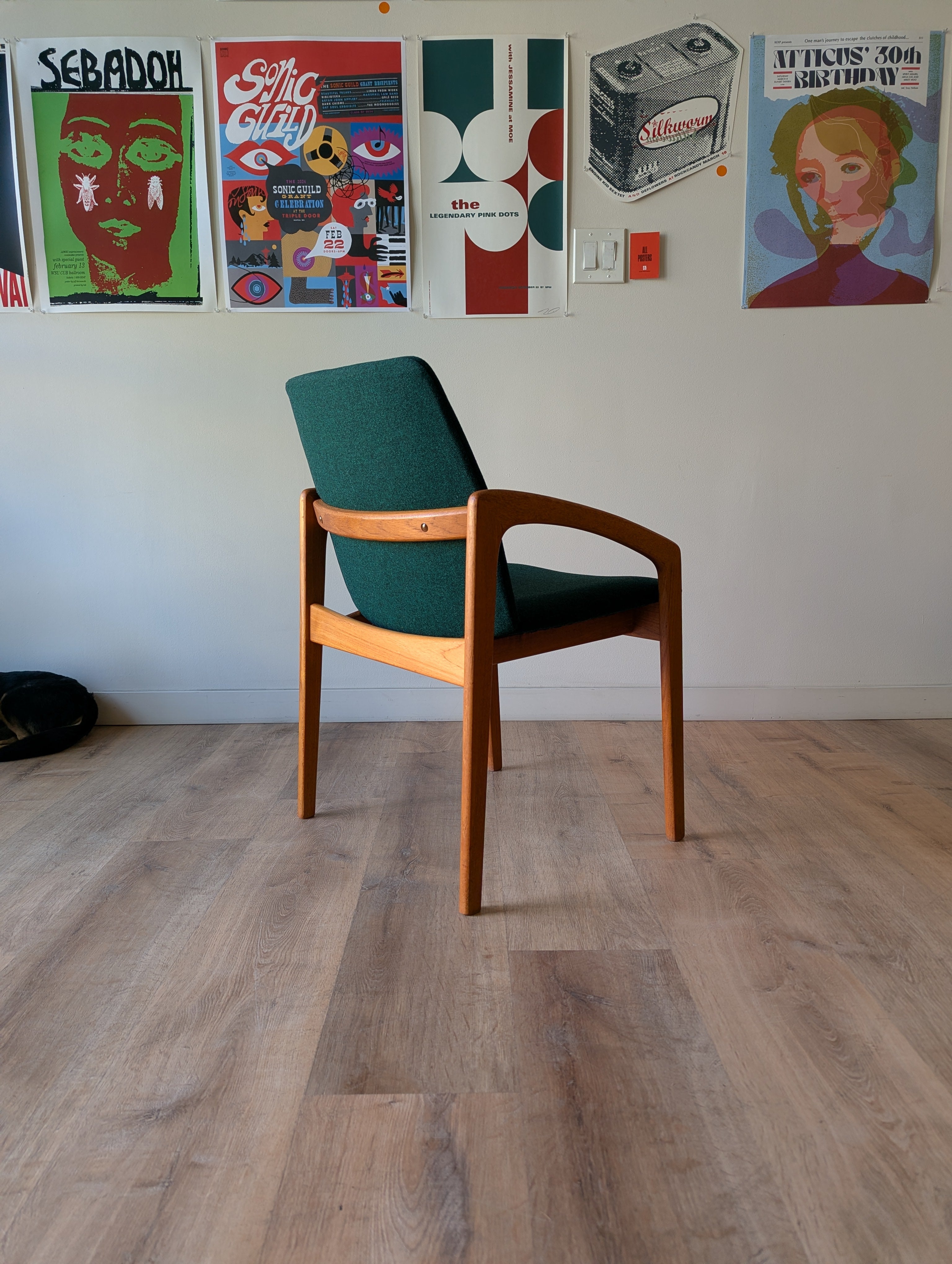 Henning Kjærnulf Dining Chairs, set of 4