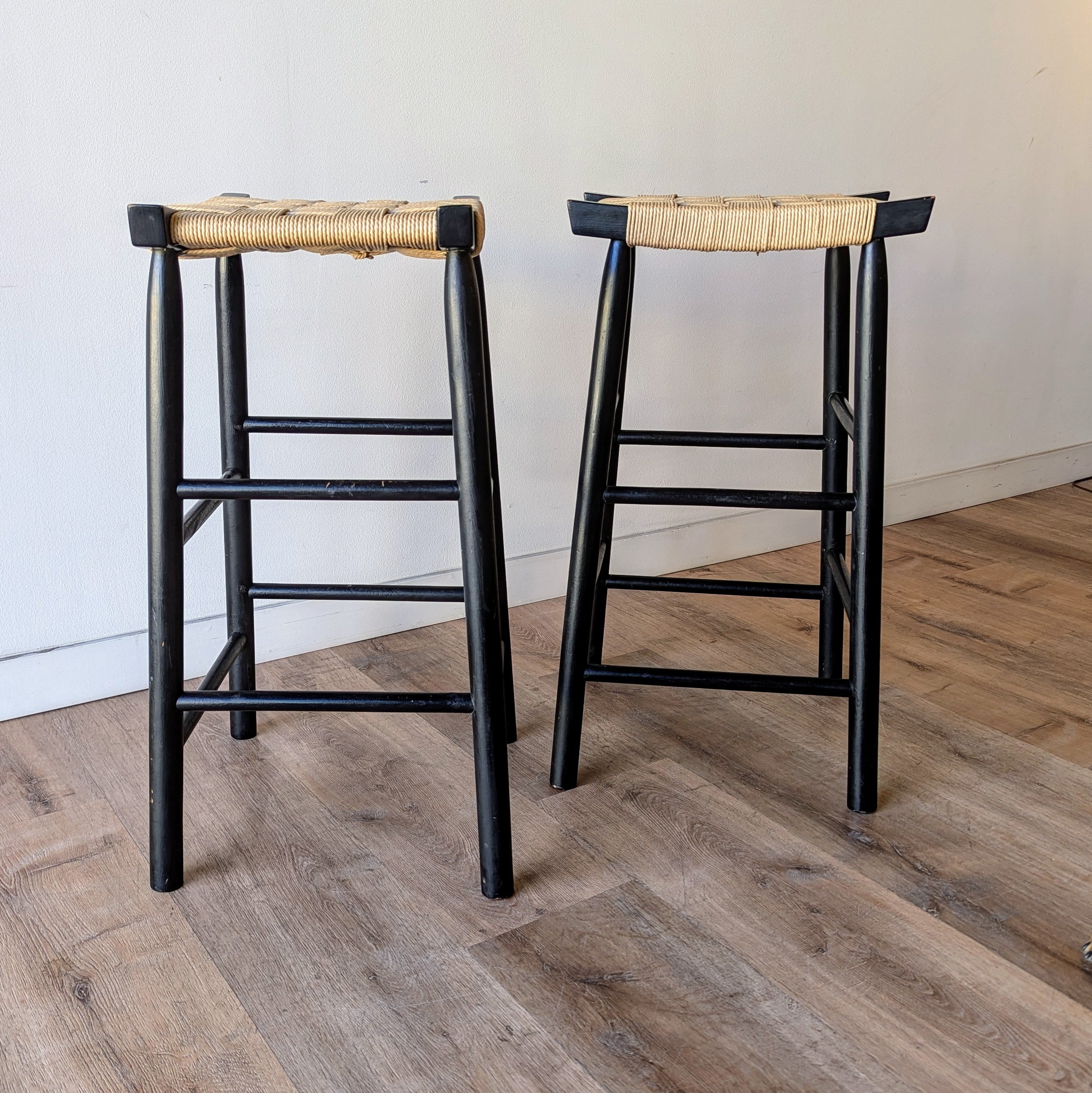 MCM Bar Stools, a pair