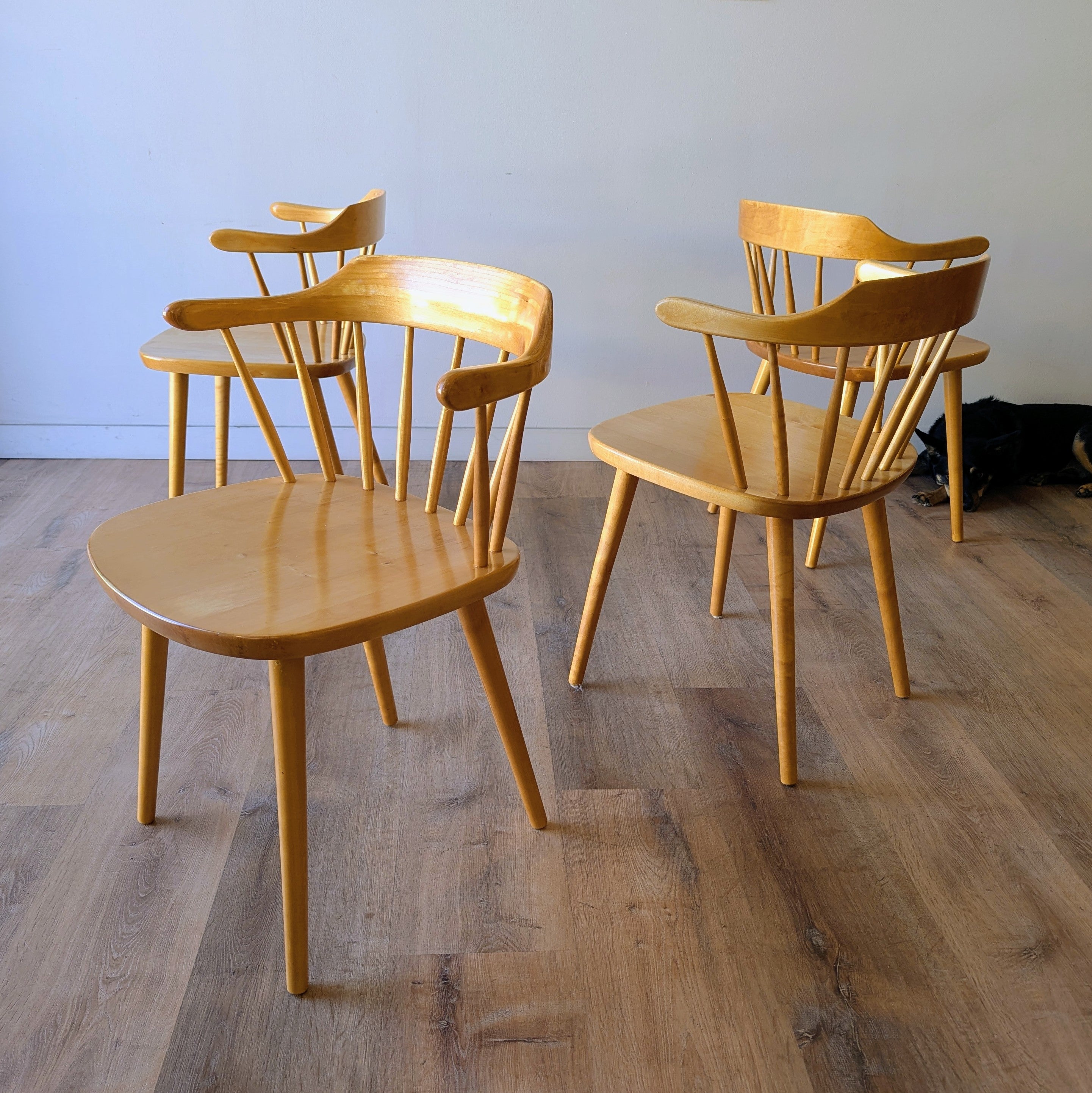 Yngve Ekström 'Småland' Dining Chairs, set of 4