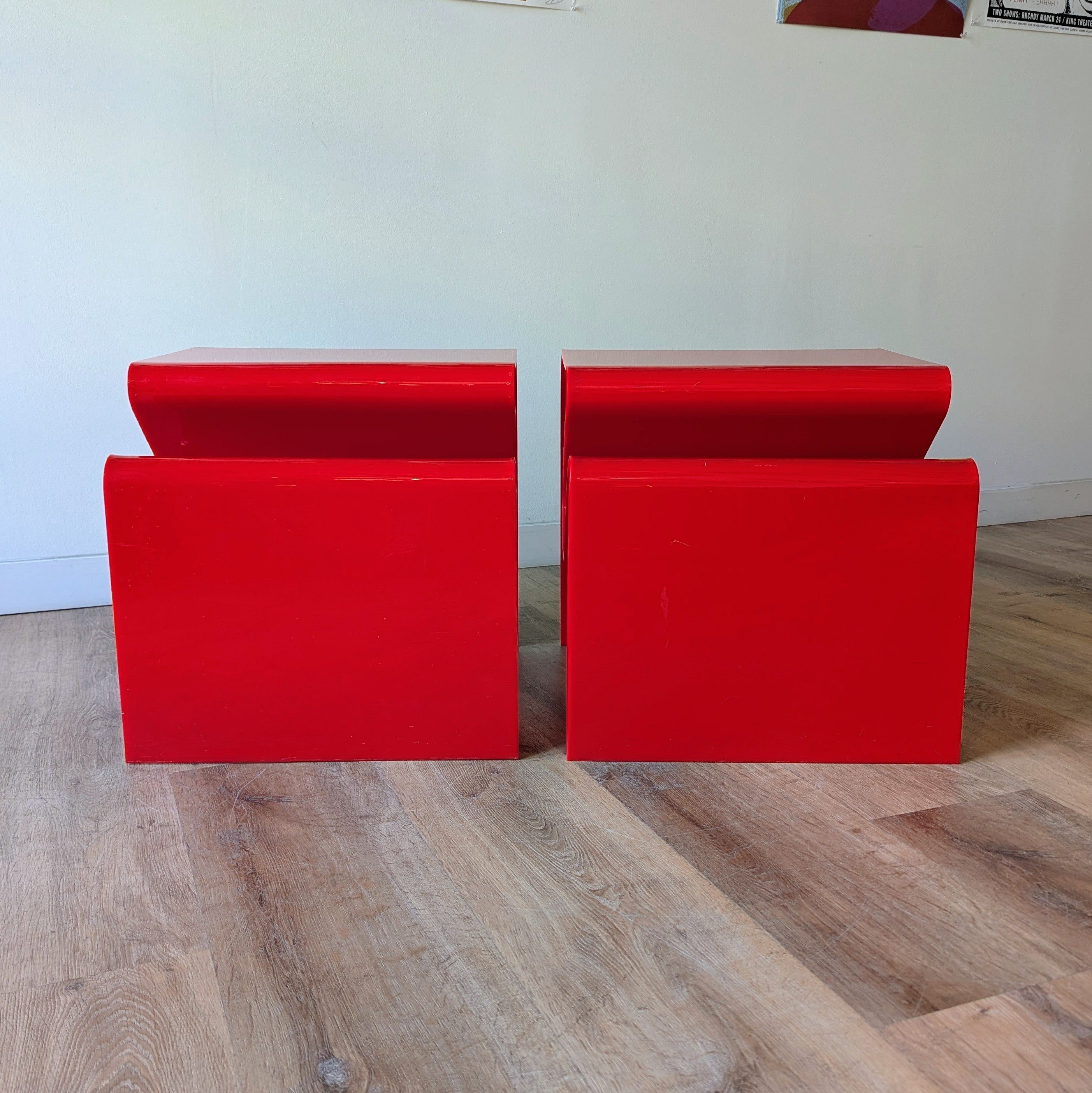 Andrew Morrison Side Tables, a pair