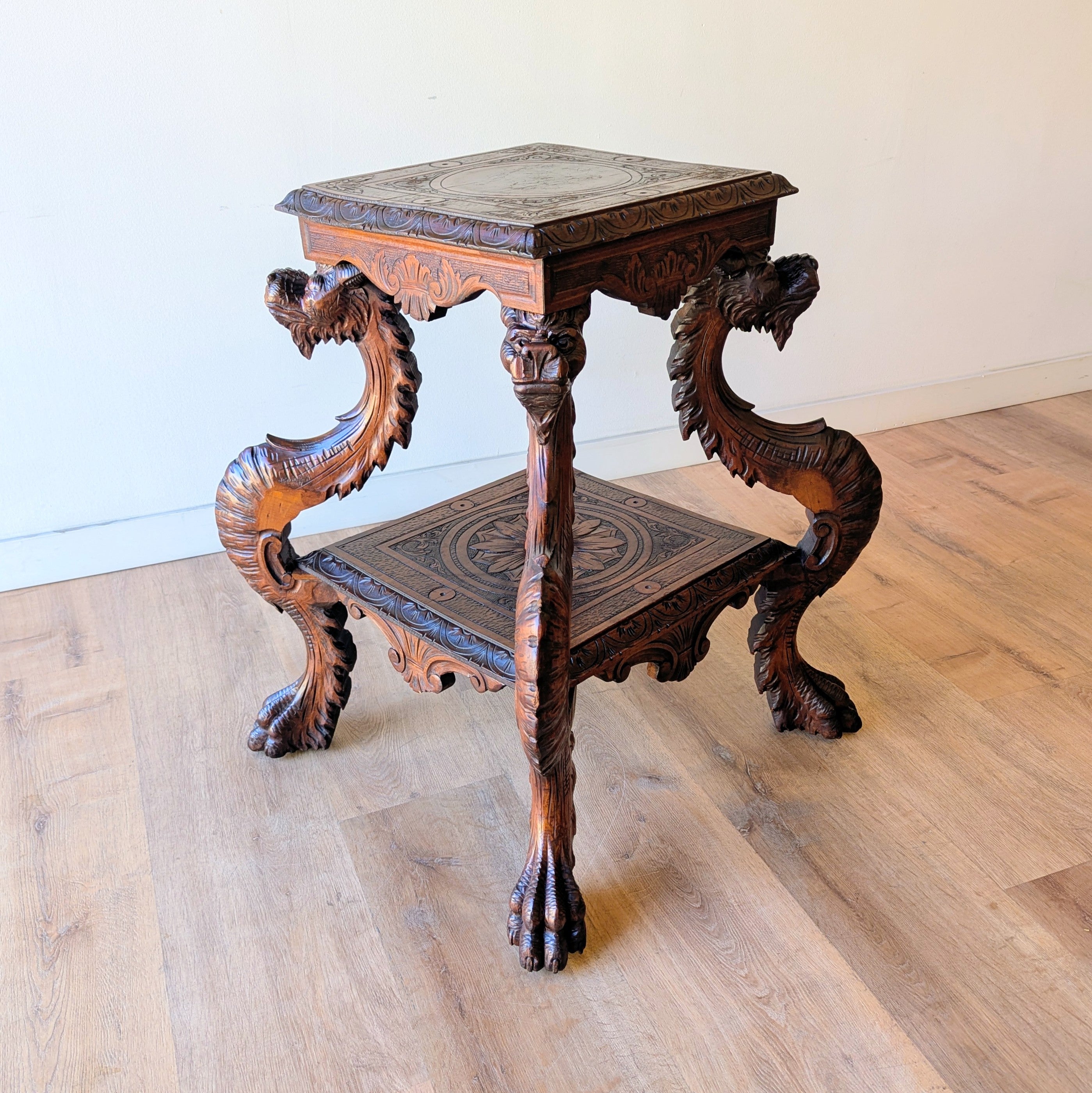 Renaissance Revival Tiered Table