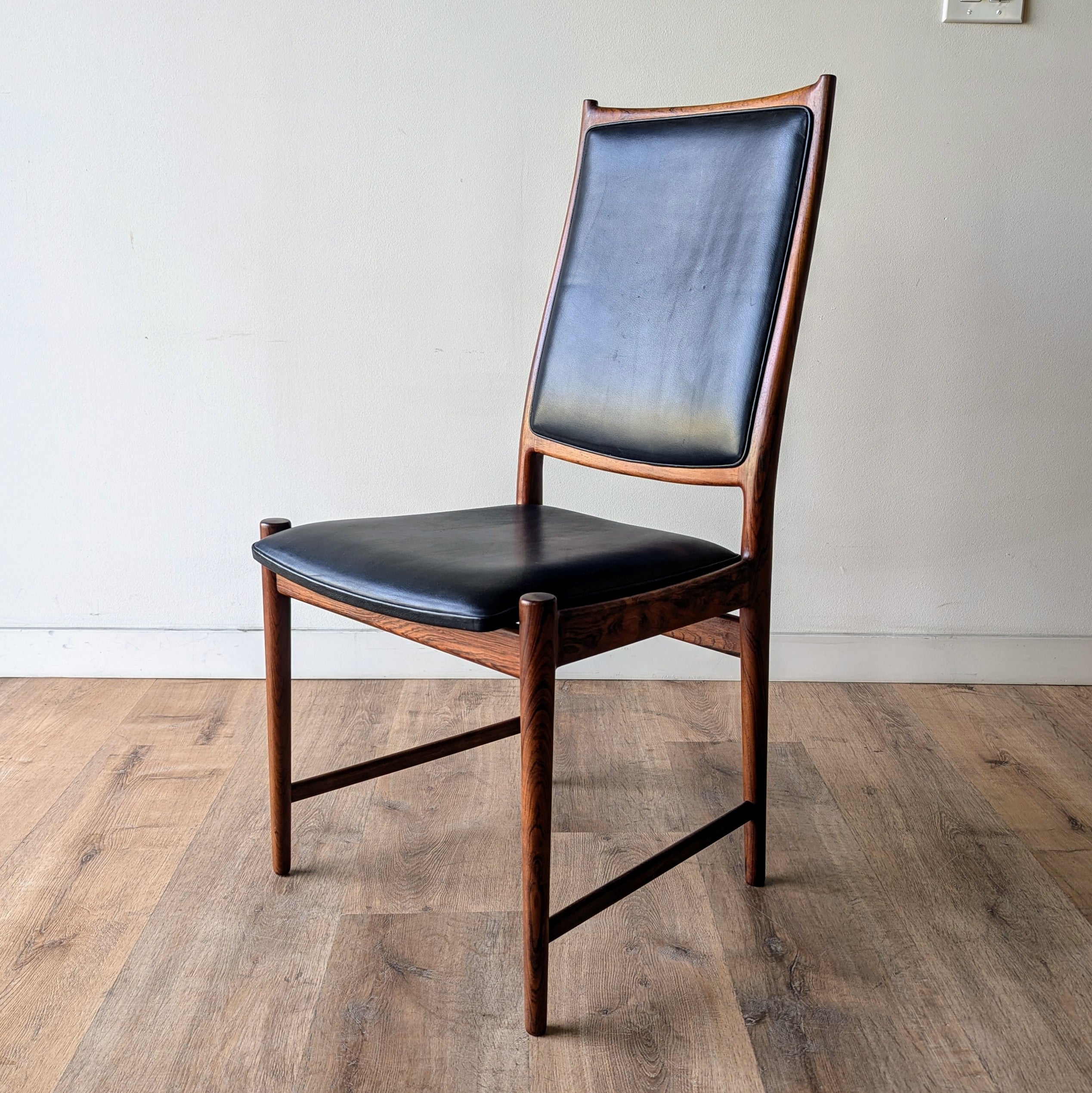 Norwegian Modern Rosewood 'Darby' Dining Chair by Torbjørn Afdal for Bruksbo