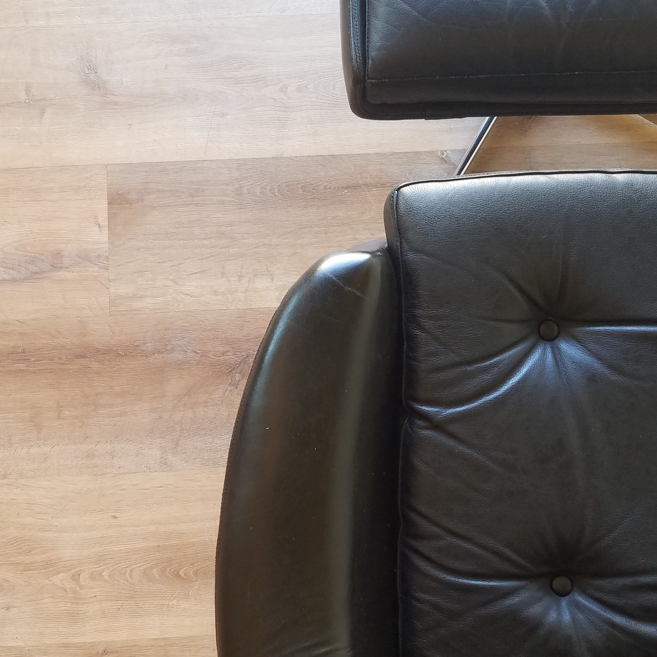 Henry Klein Recliner and Ottoman