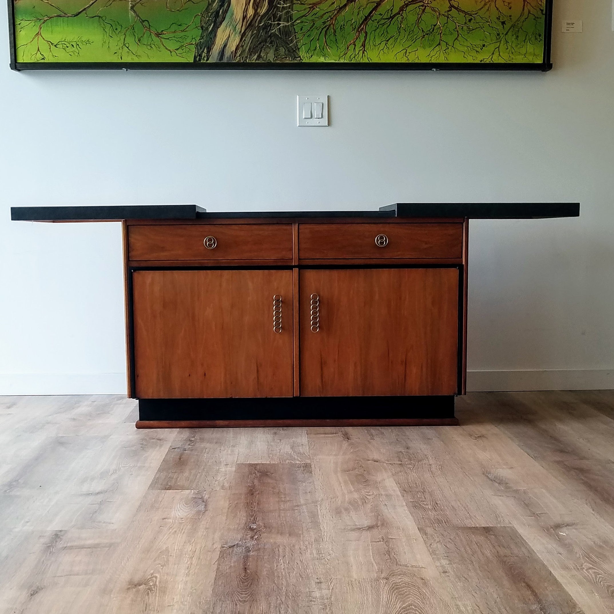 John Keal Extendable Bar Cabinet