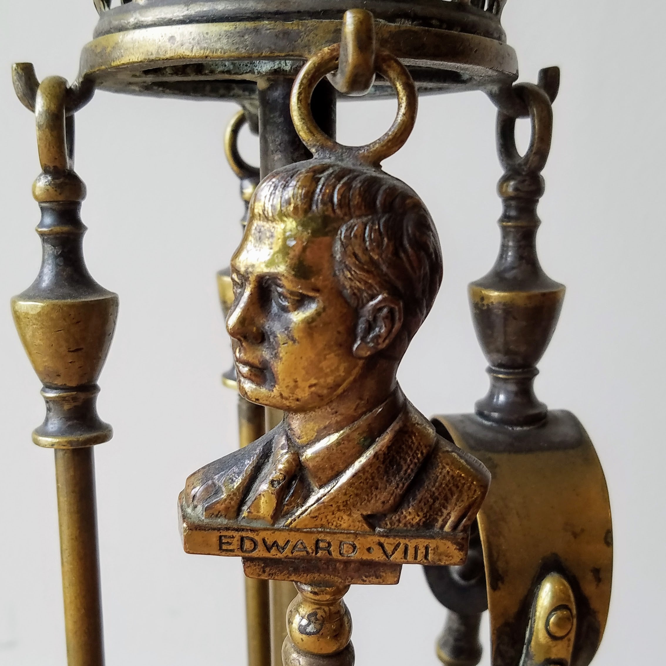 Edward VIII Fireplace Tool Kit