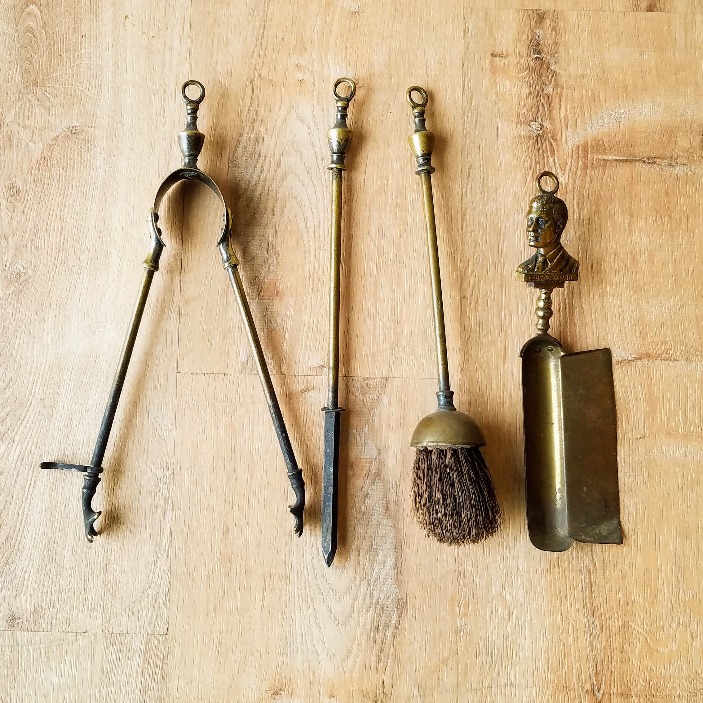 Edward VIII Fireplace Tool Kit